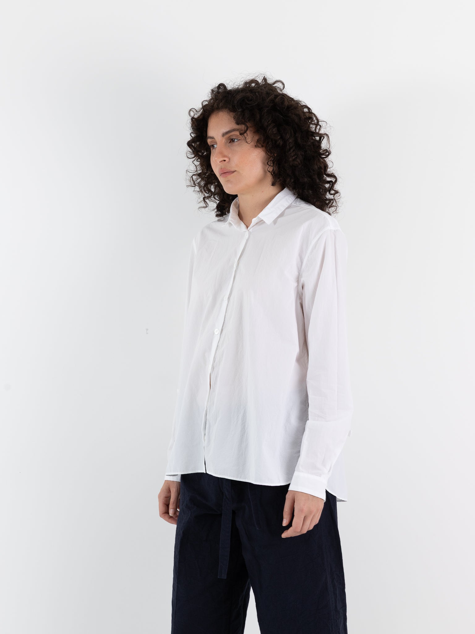 Bergfabel Loose Tyrol Shirt in White - BERGFABEL at Worthwhile - shop TOP