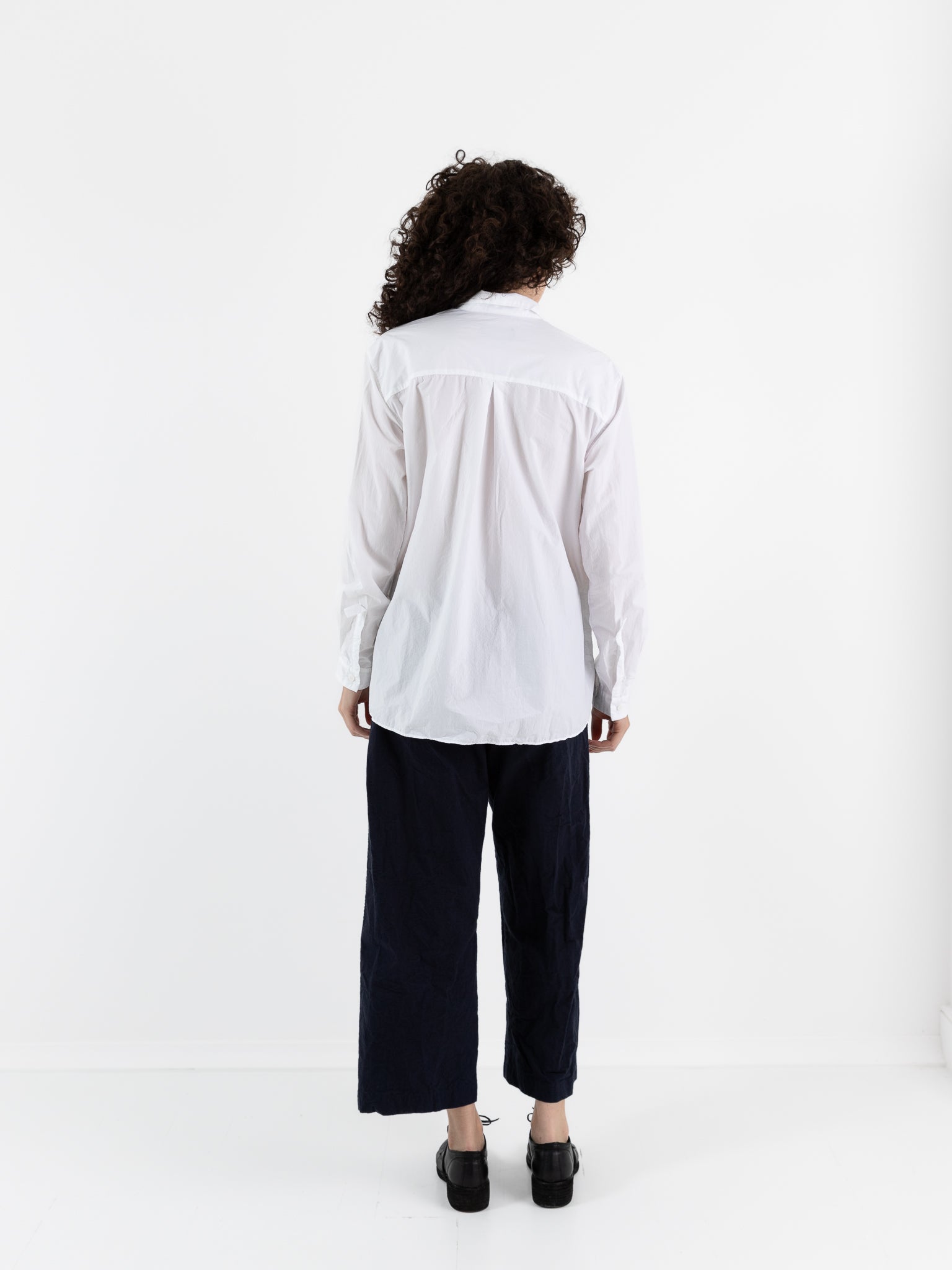 Bergfabel Loose Tyrol Shirt in White - BERGFABEL at Worthwhile - shop TOP