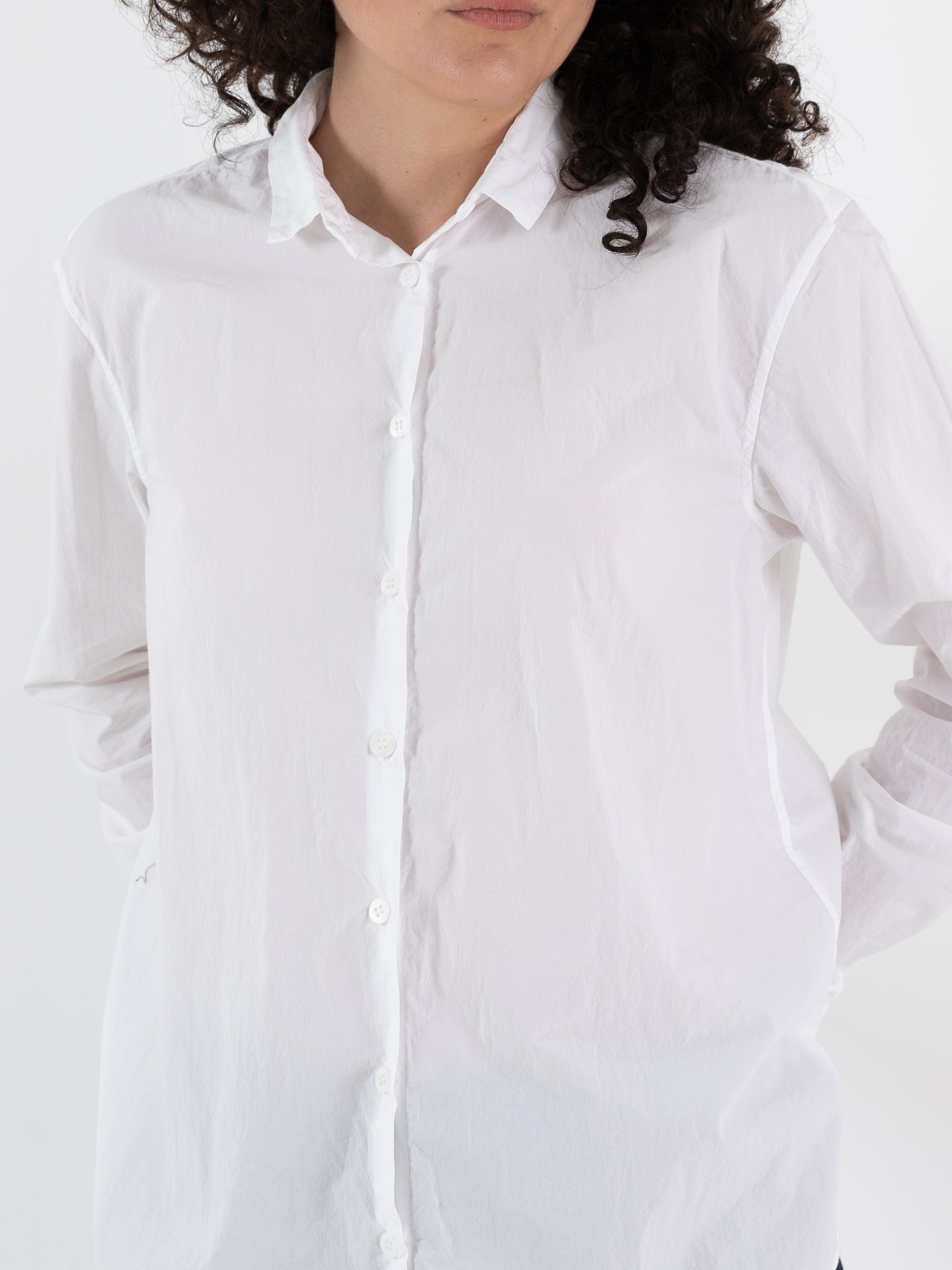 Bergfabel Loose Tyrol Shirt in White - BERGFABEL at Worthwhile - shop TOP