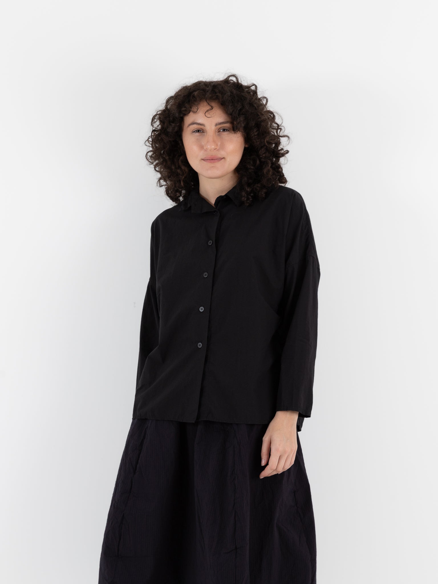 Bergfabel Tina Shirt in Black - BERGFABEL at Worthwhile - shop TOP