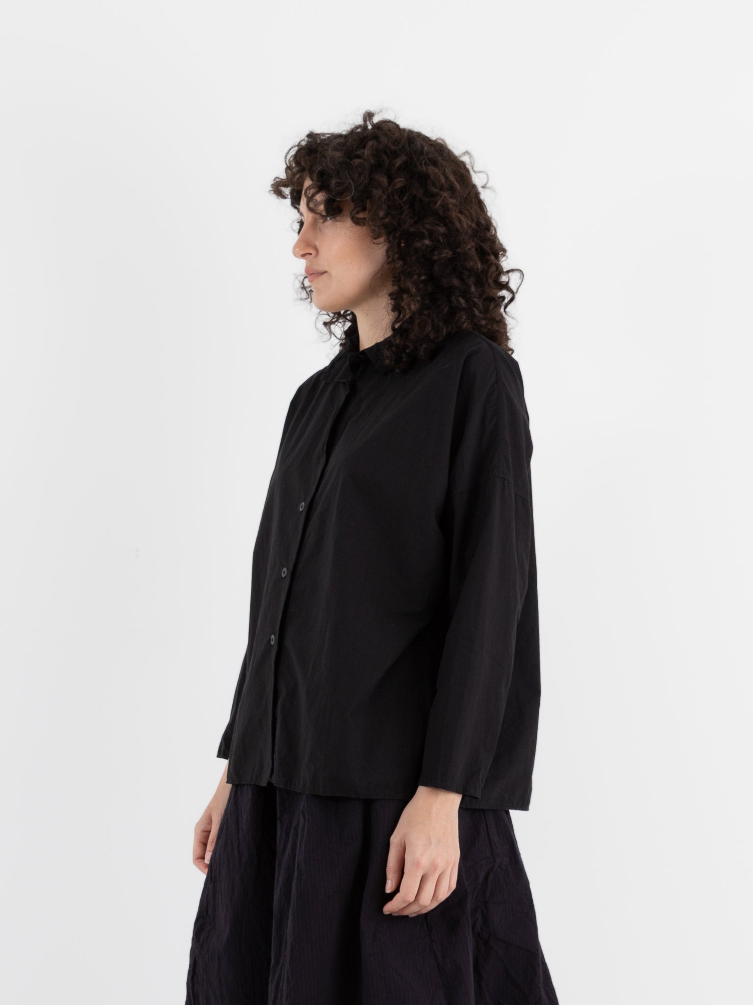 Bergfabel Tina Shirt in Black - BERGFABEL at Worthwhile - shop TOP