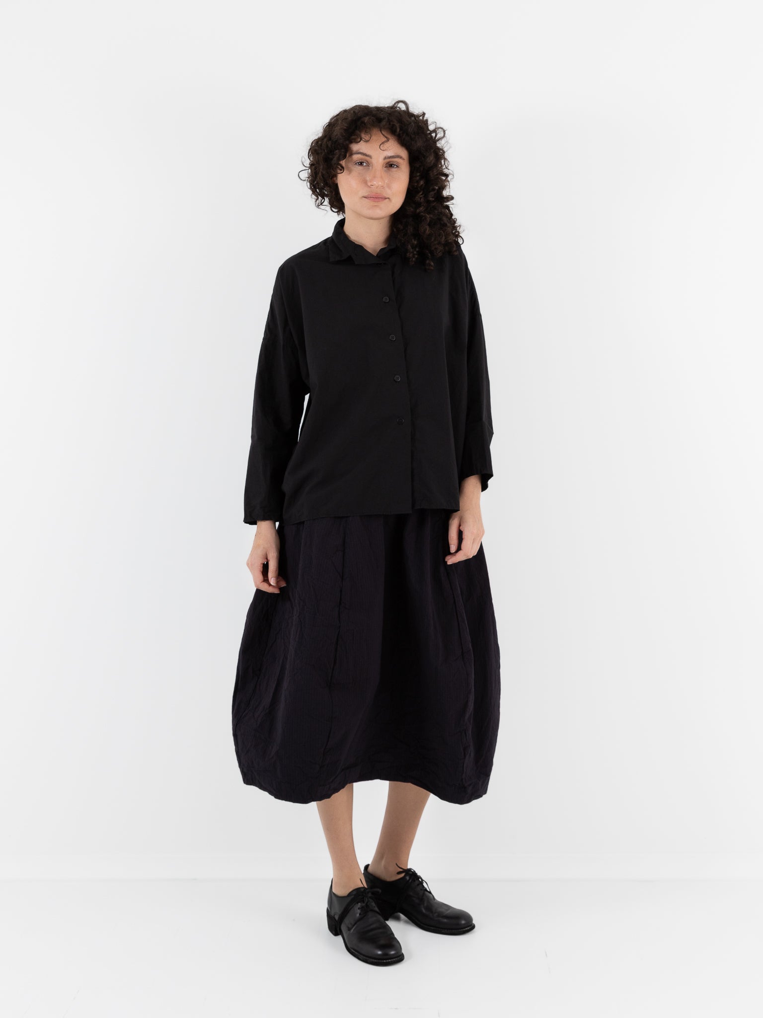 Bergfabel Tina Shirt in Black - BERGFABEL at Worthwhile - shop TOP