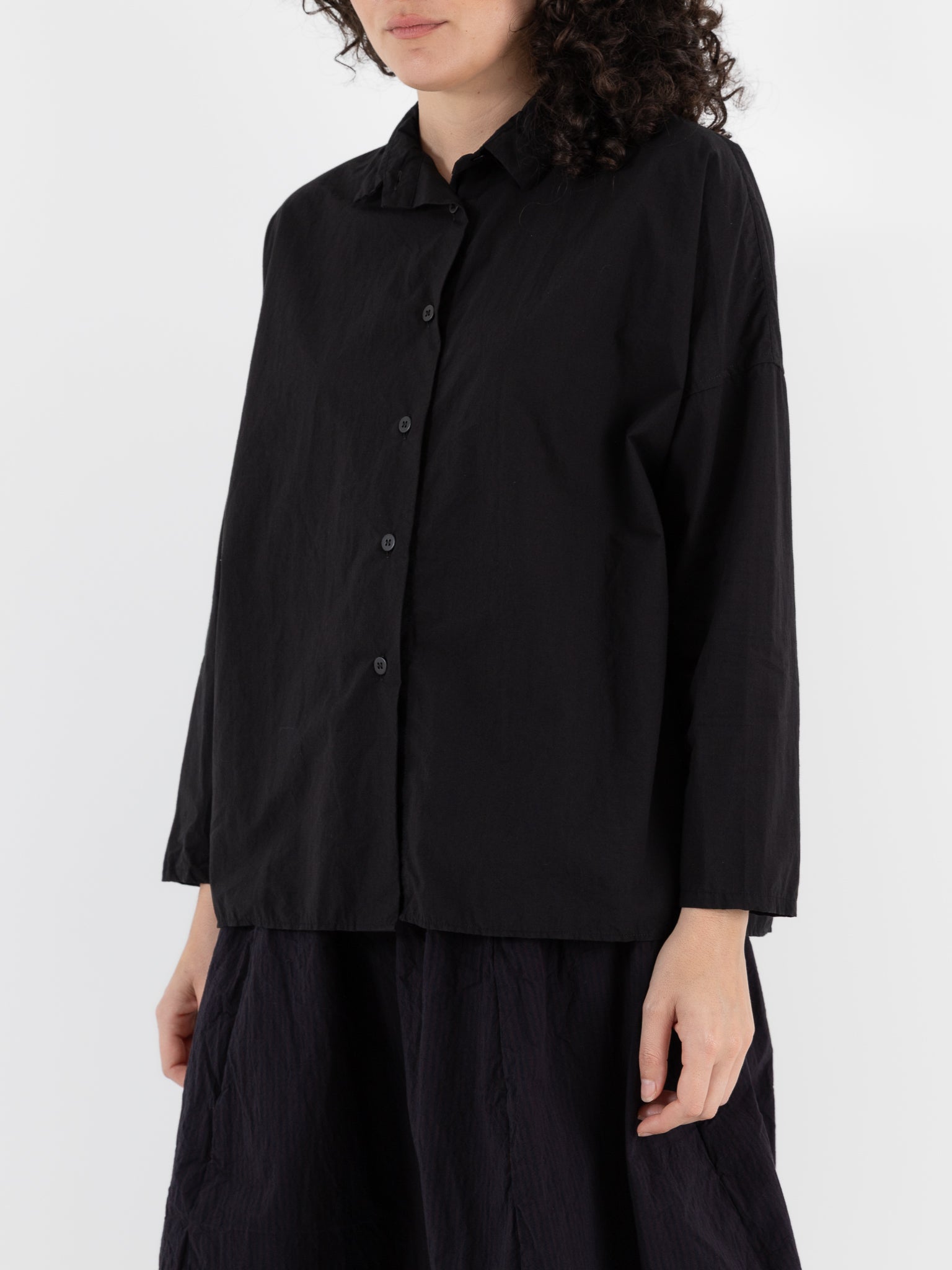 Bergfabel Tina Shirt in Black - BERGFABEL at Worthwhile - shop TOP