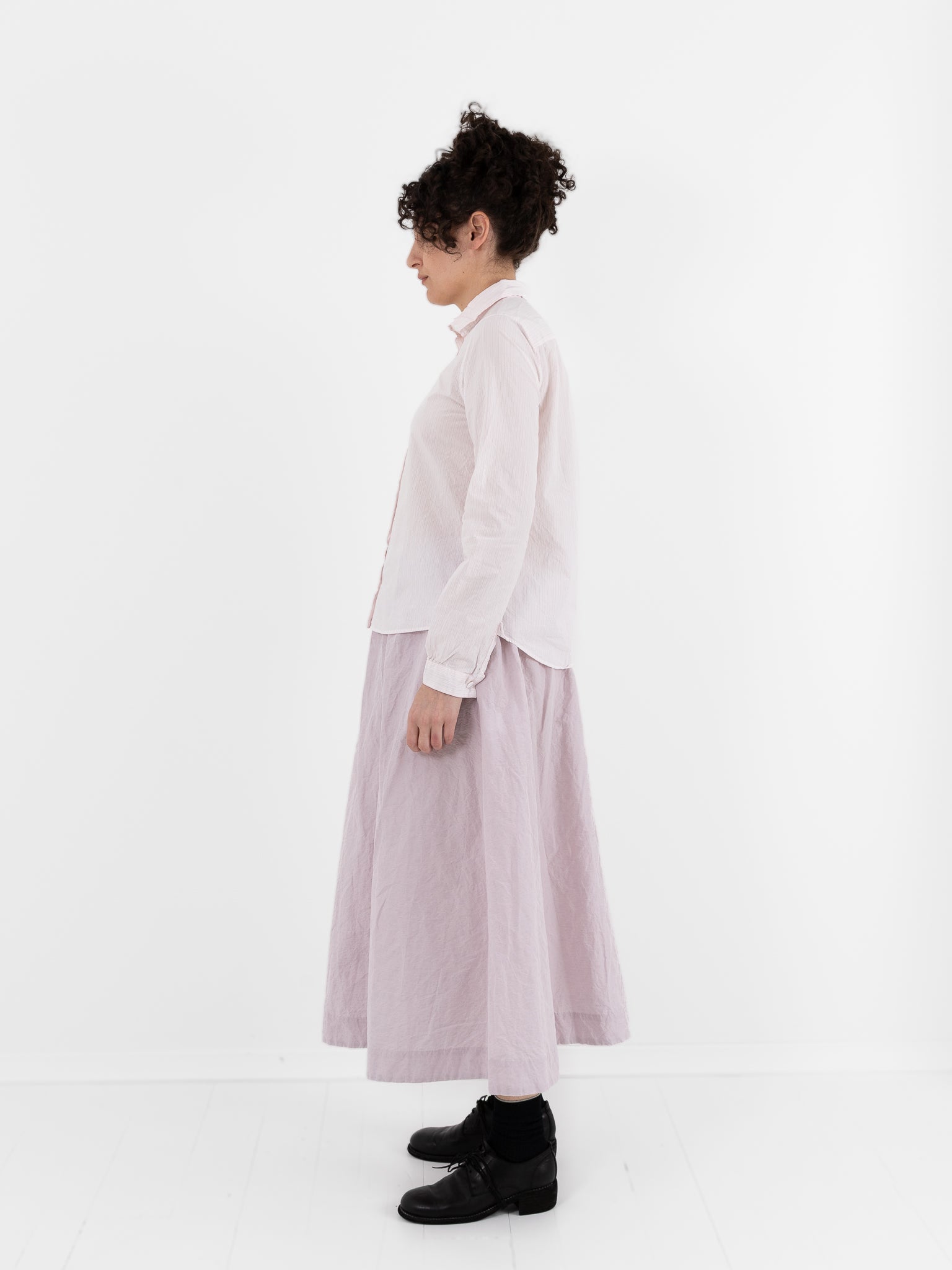 Bergfabel Tyrol Shirt in Pink Stripe - BERGFABEL at Worthwhile - shop TOP