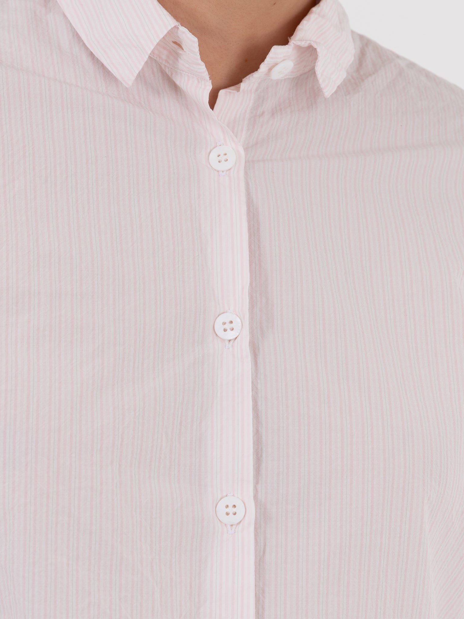 Bergfabel Tyrol Shirt in Pink Stripe - BERGFABEL at Worthwhile - shop TOP