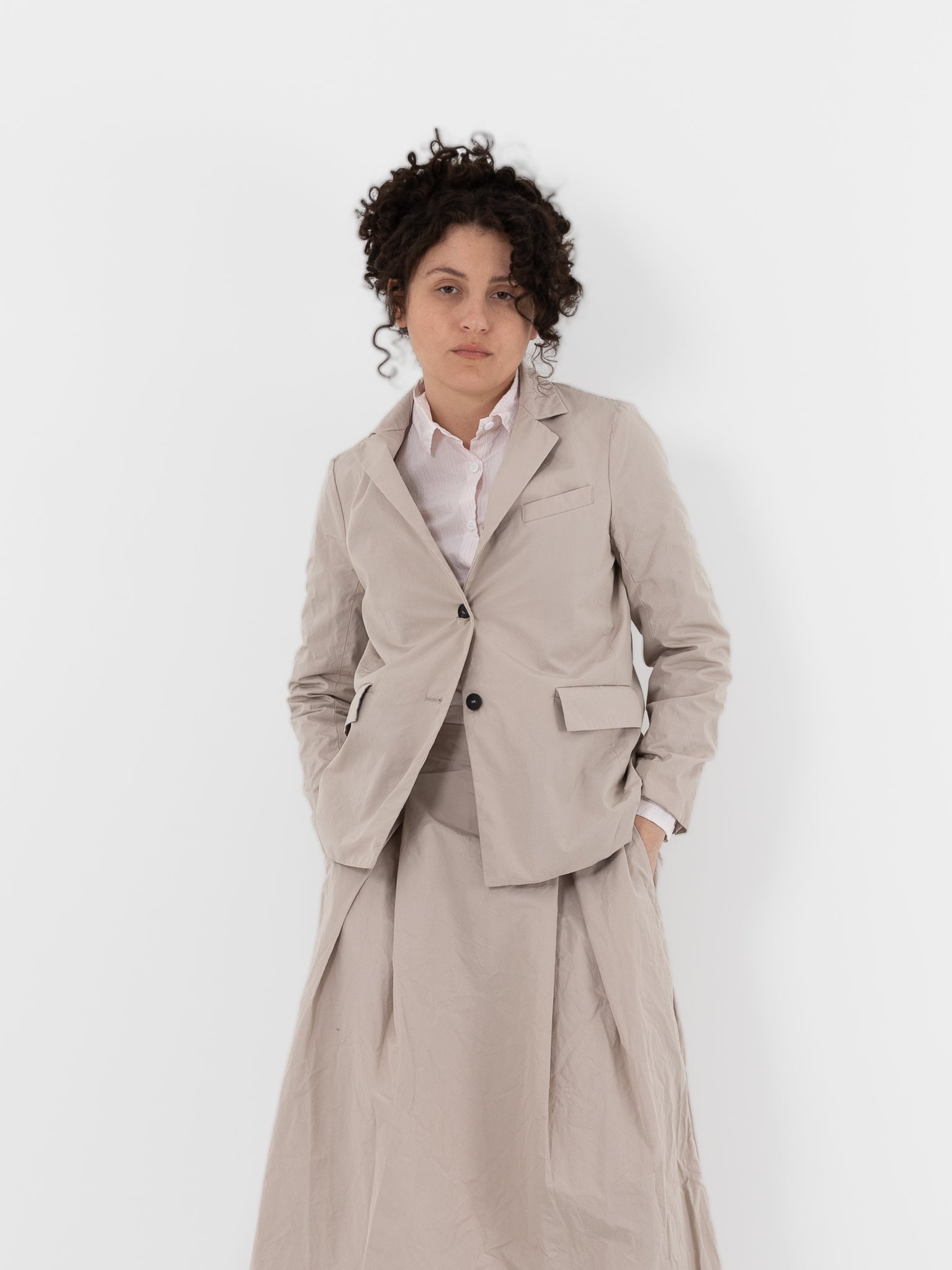 Bergfabel Giulia Jacket in Sand - BERGFABEL at Worthwhile - shop JACKET