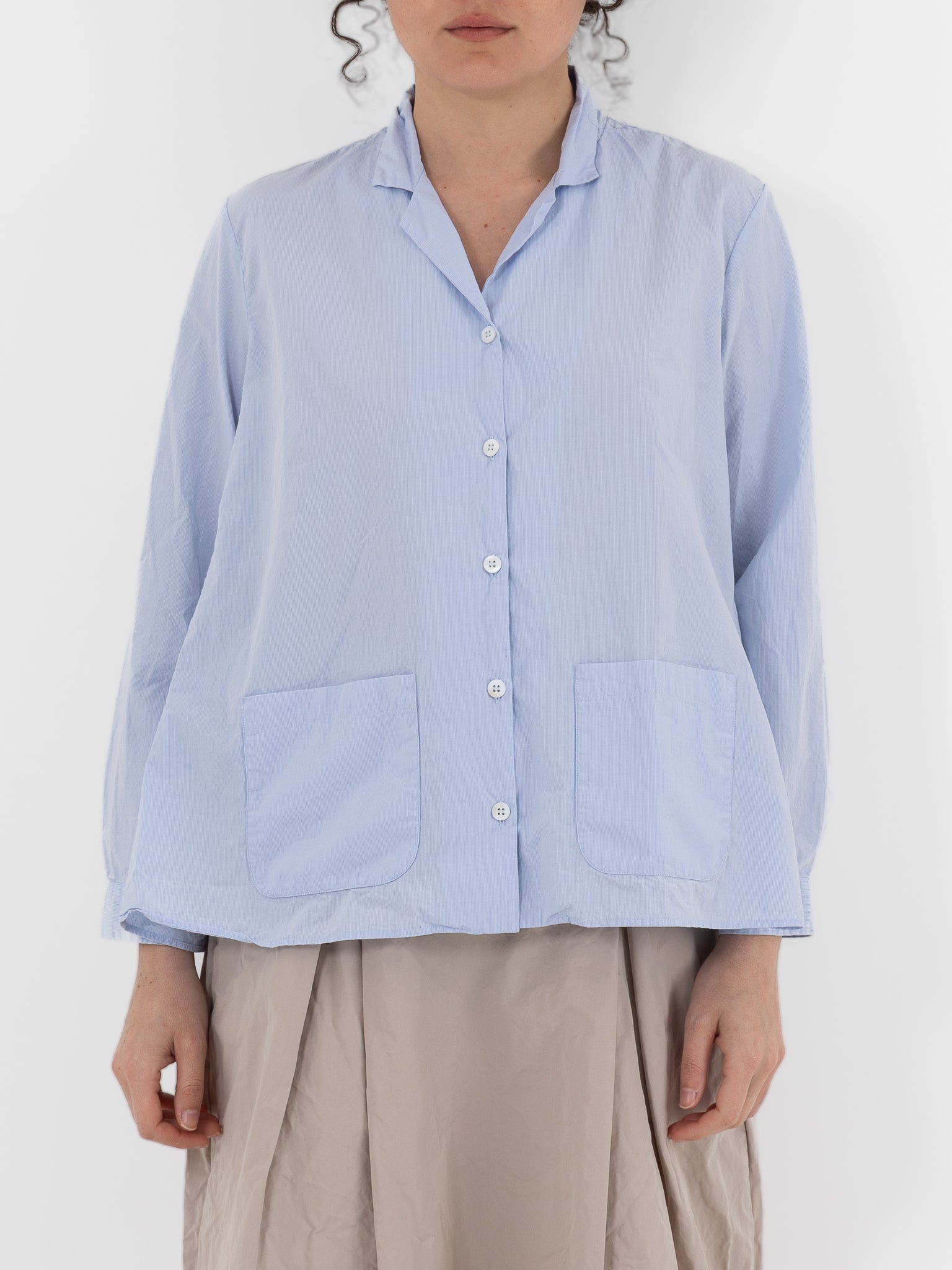 Bergfabel Jenny Shirt in Sax - BERGFABEL at Worthwhile - shop TOP