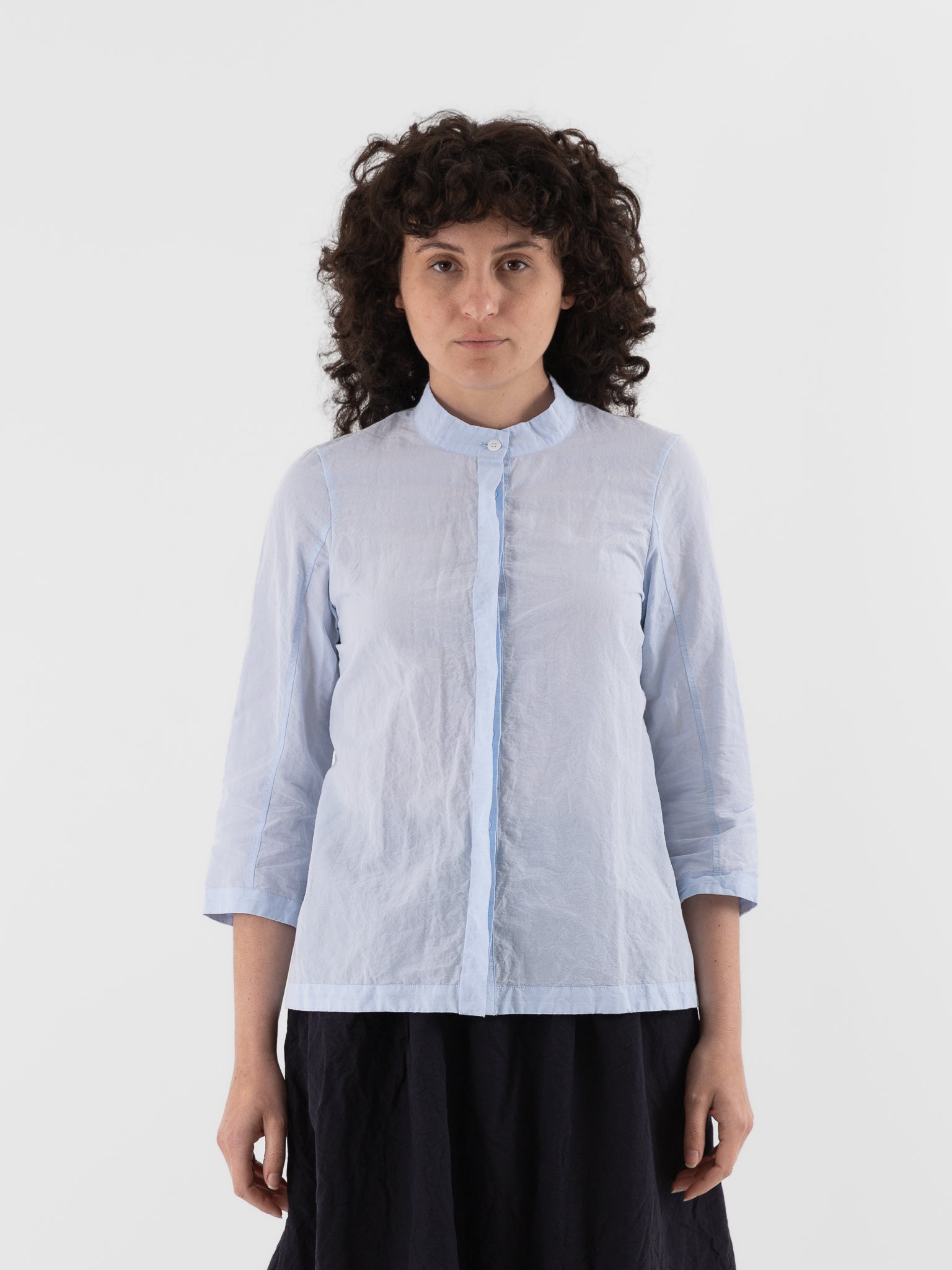 Bergfabel Ada Shirt in Azur - BERGFABEL at Worthwhile - shop TOP