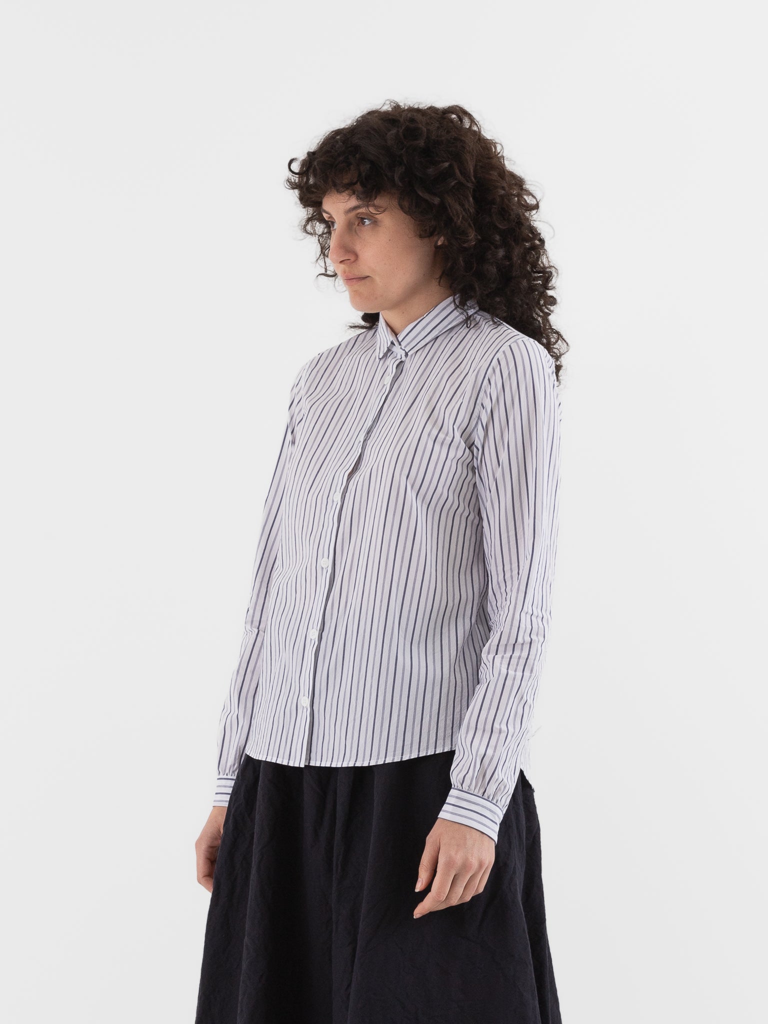 Bergfabel Tyrol Shirt in Multi Stripe - BERGFABEL at Worthwhile - shop TOP