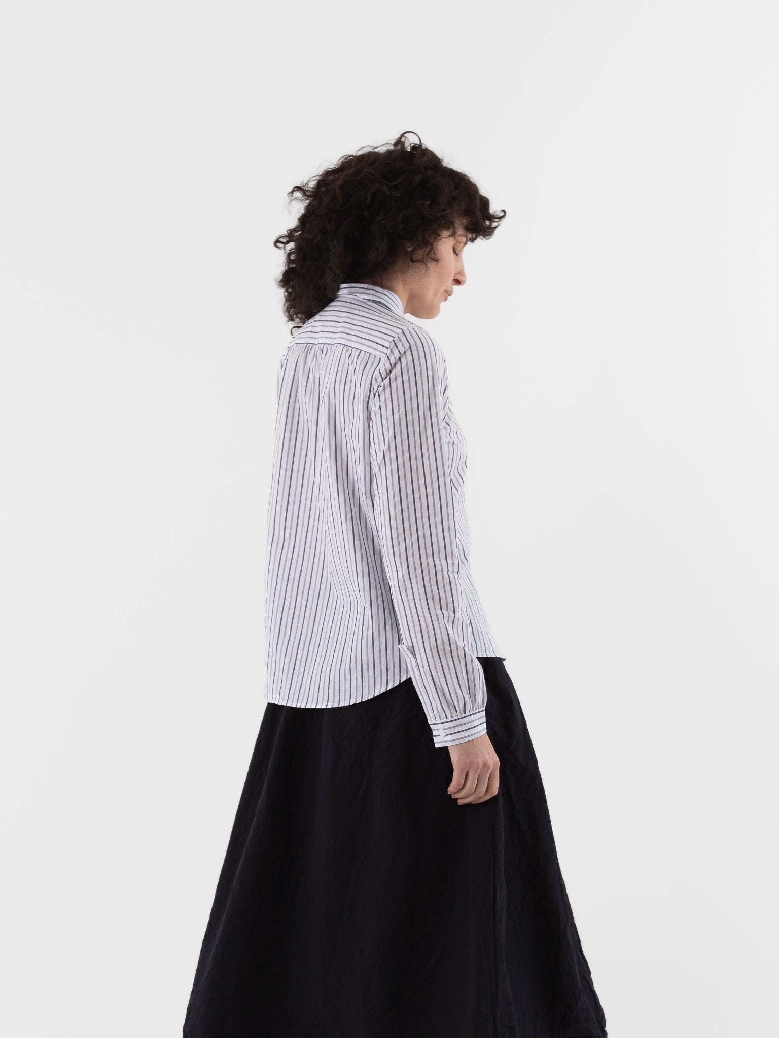 Bergfabel Tyrol Shirt in Multi Stripe - BERGFABEL at Worthwhile - shop TOP