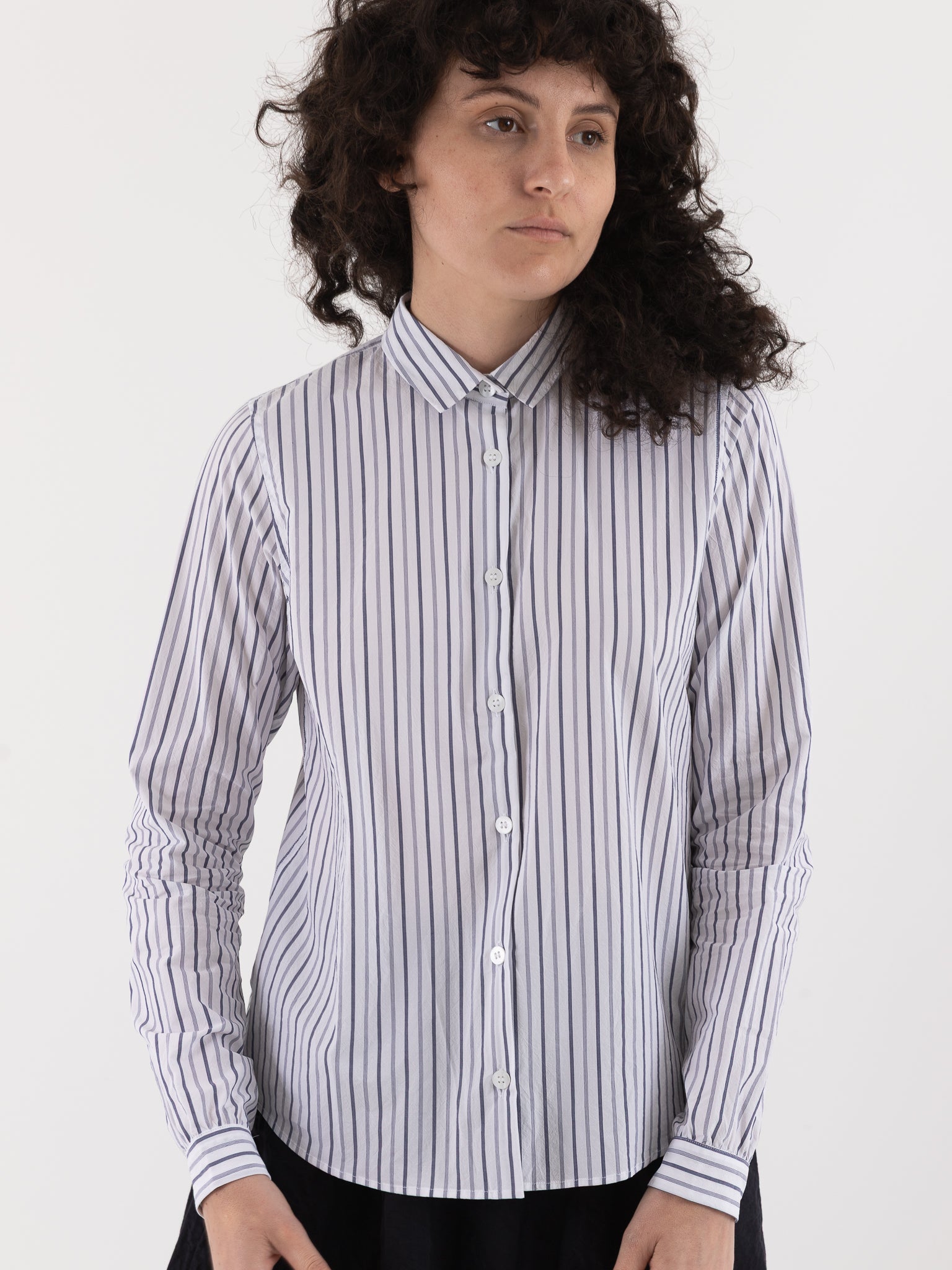 Bergfabel Tyrol Shirt in Multi Stripe - BERGFABEL at Worthwhile - shop TOP