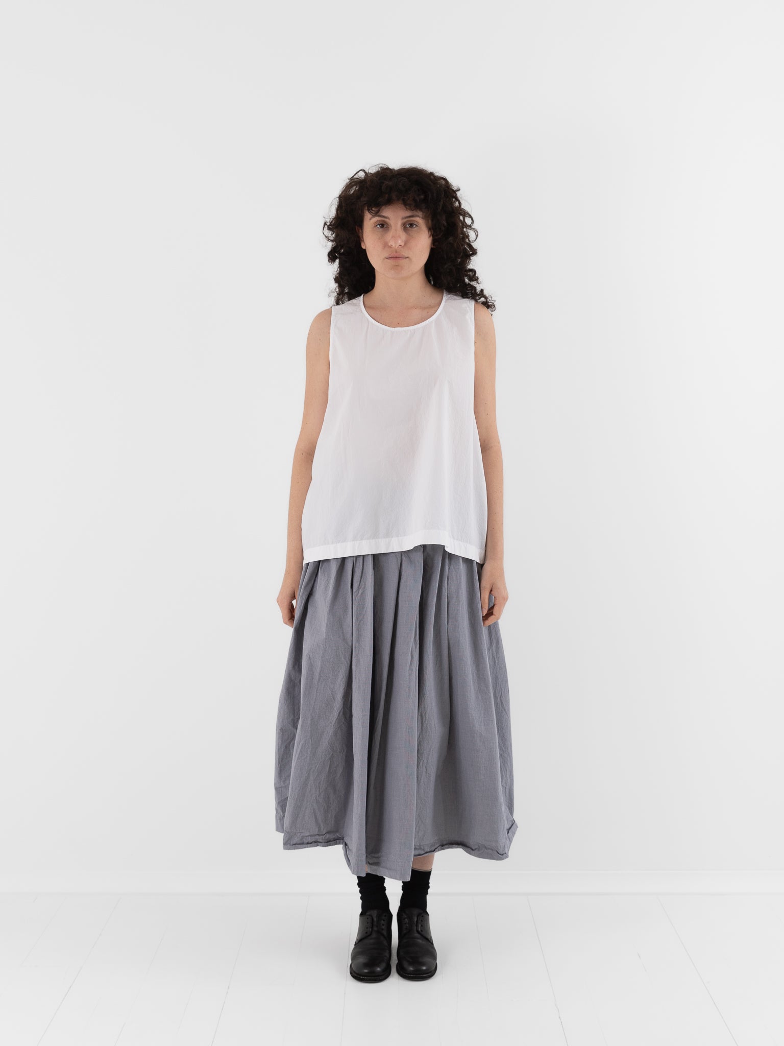 Bergfabel Zoe Top in White - BERGFABEL at Worthwhile - shop TOP