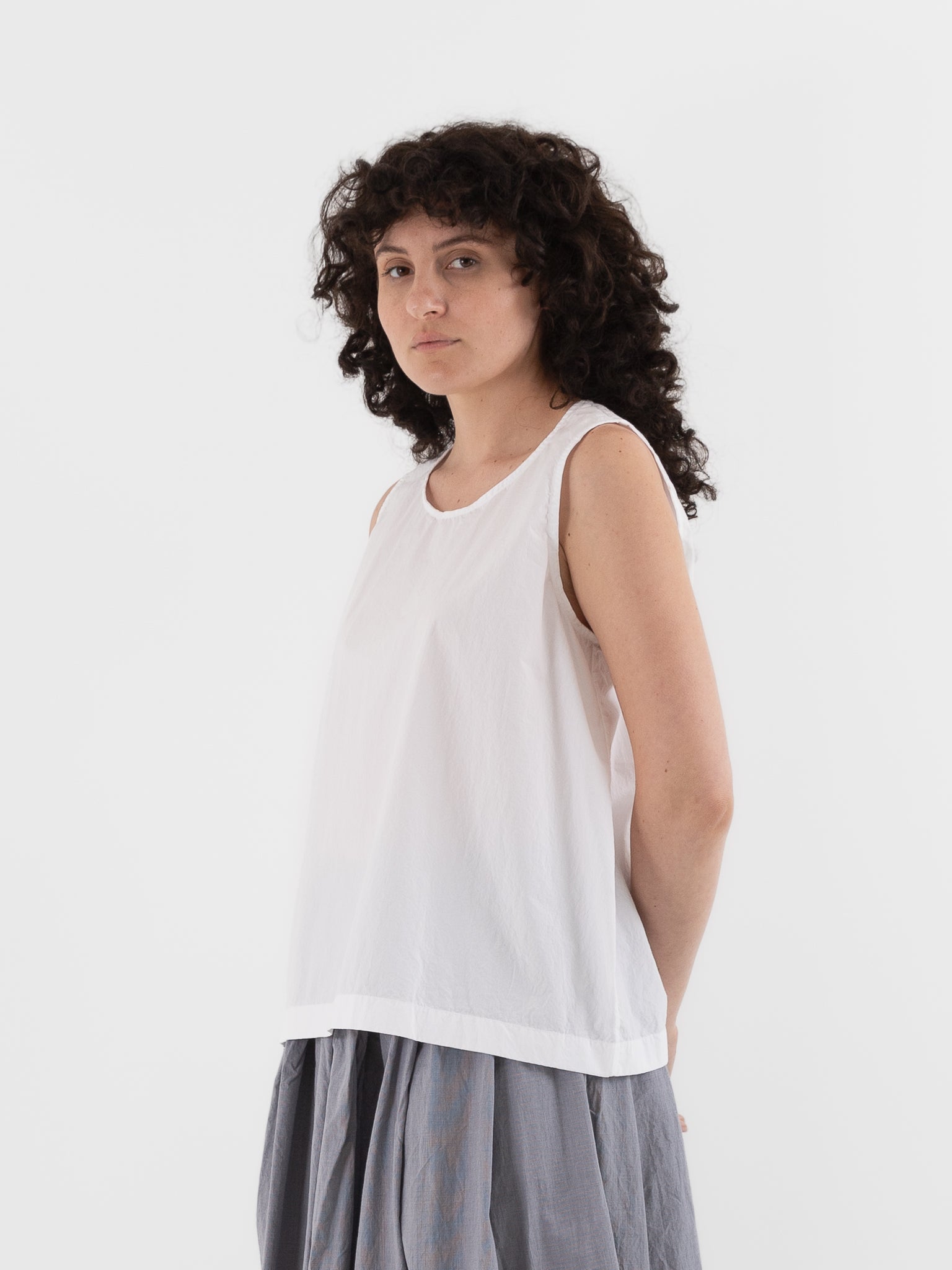 Bergfabel Zoe Top in White - BERGFABEL at Worthwhile - shop TOP