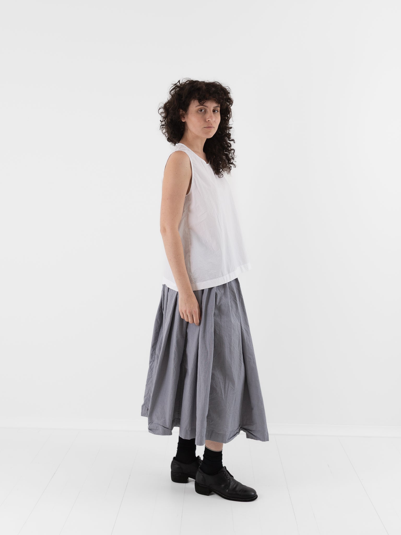 Bergfabel Zoe Top in White - BERGFABEL at Worthwhile - shop TOP