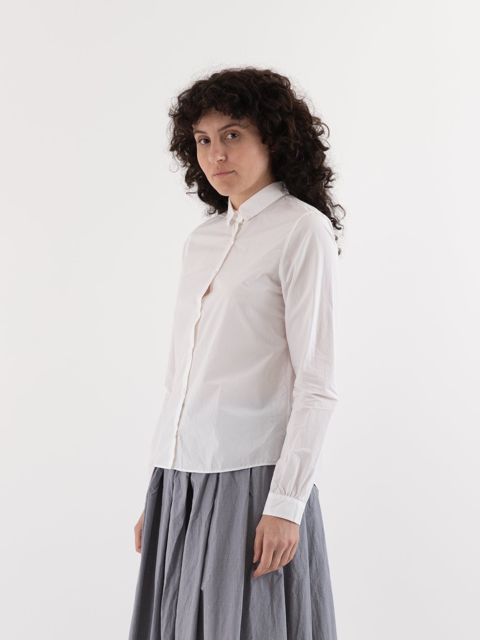 Bergfabel Tyrol Shirt in White - BERGFABEL at Worthwhile - shop TOP