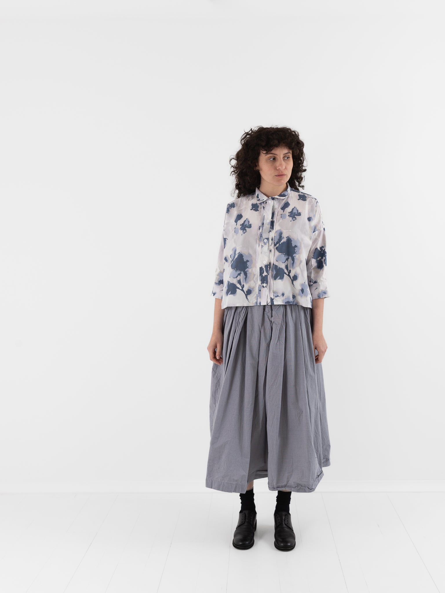 Bergfabel Claudia Shirt in Blooms - BERGFABEL at Worthwhile - shop TOP