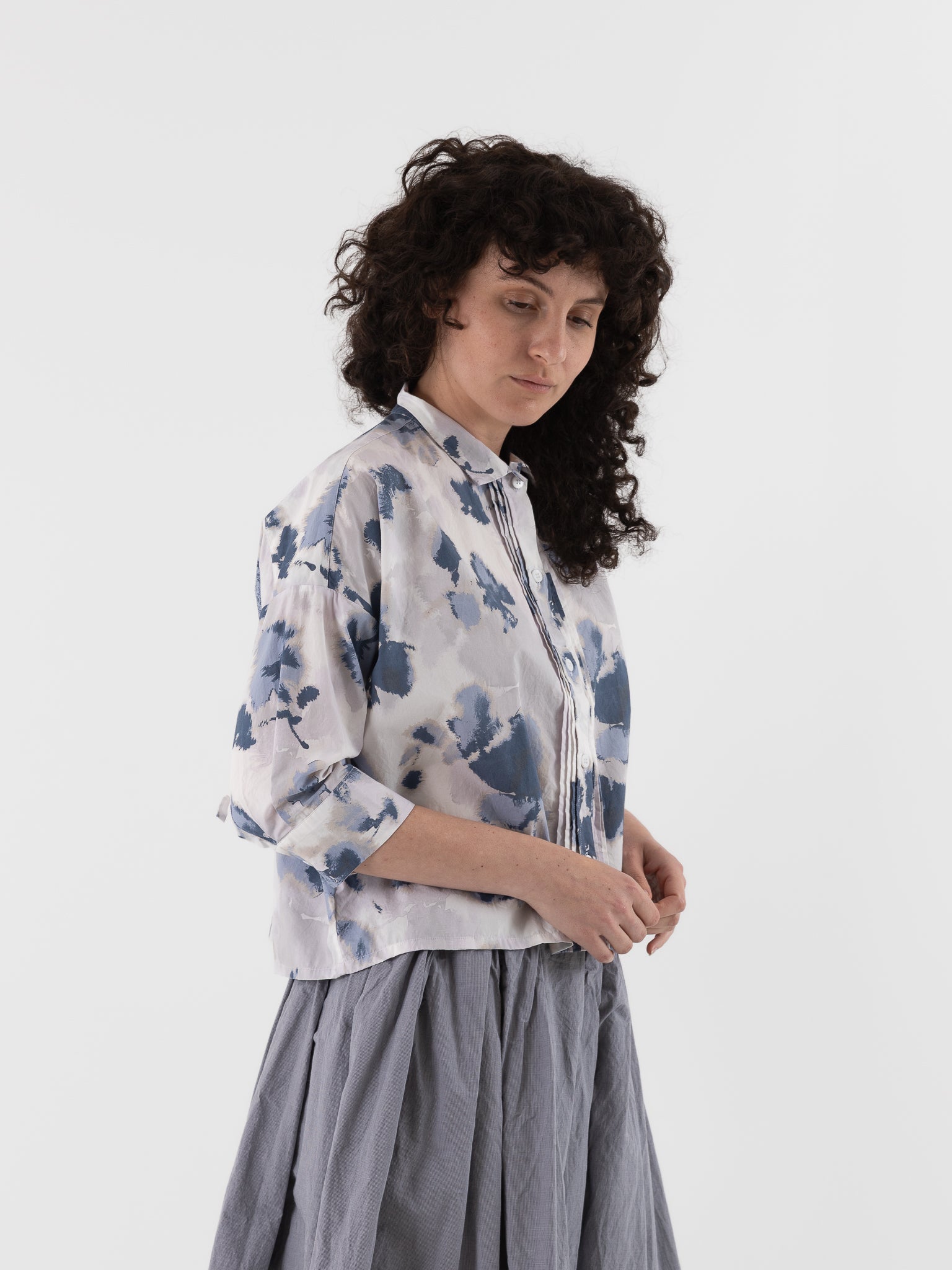 Bergfabel Claudia Shirt in Blooms - BERGFABEL at Worthwhile - shop TOP