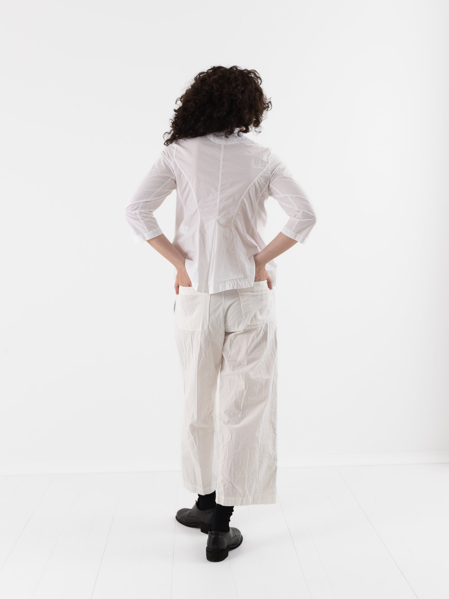 Bergfabel Ada Shirt in White - BERGFABEL at Worthwhile - shop TOP