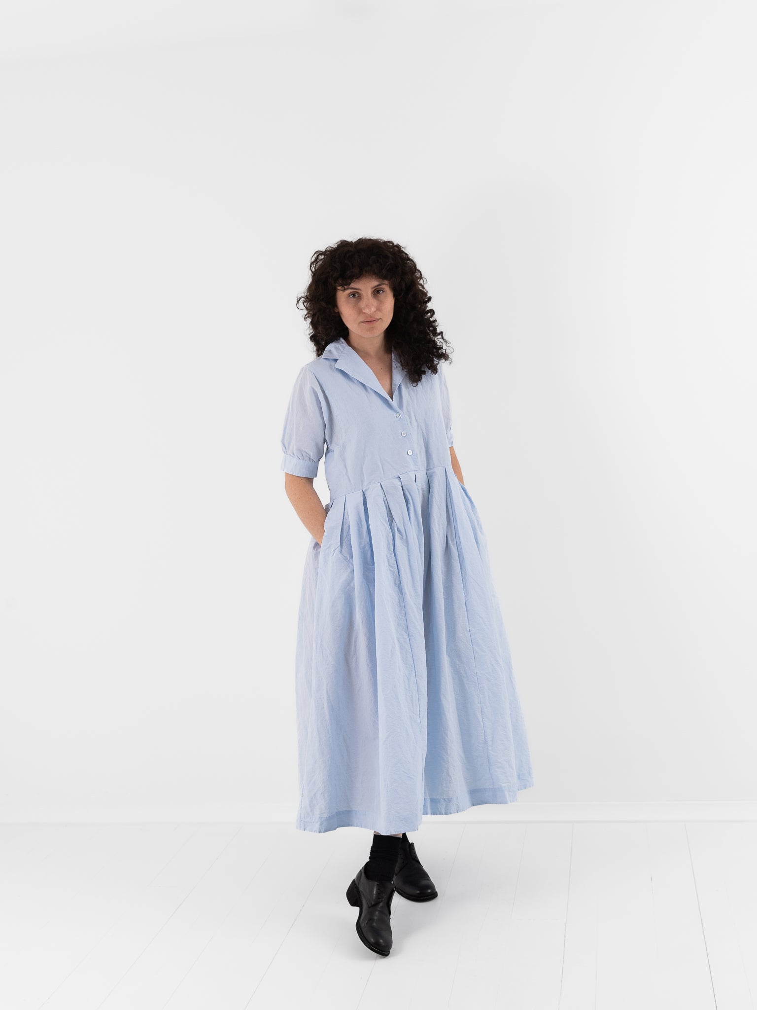 Bergfabel Mina Dress in Azur - BERGFABEL at Worthwhile - shop DRESS