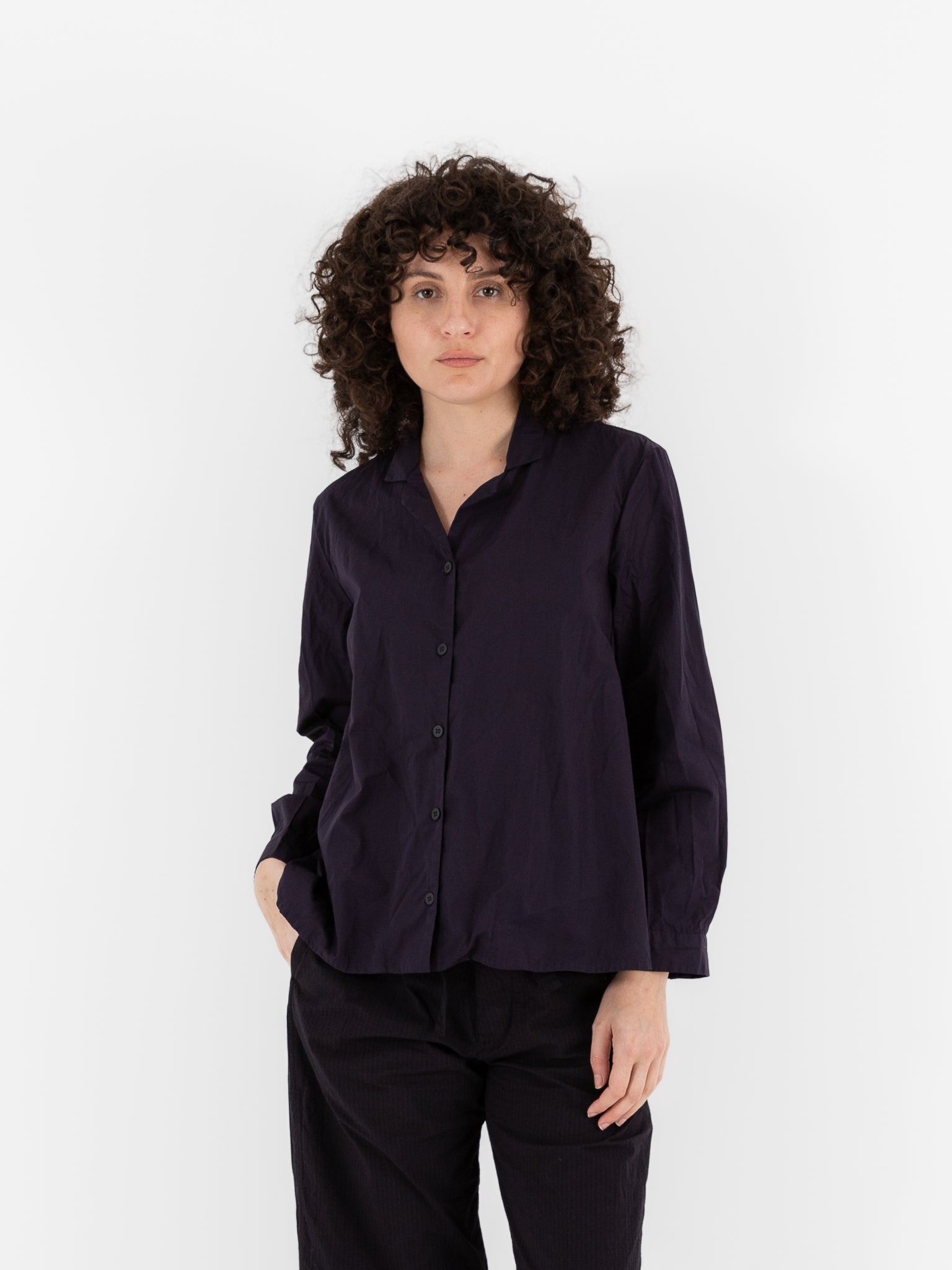 Bergfabel Jenny Shirt in Acai - BERGFABEL at Worthwhile - shop TOP