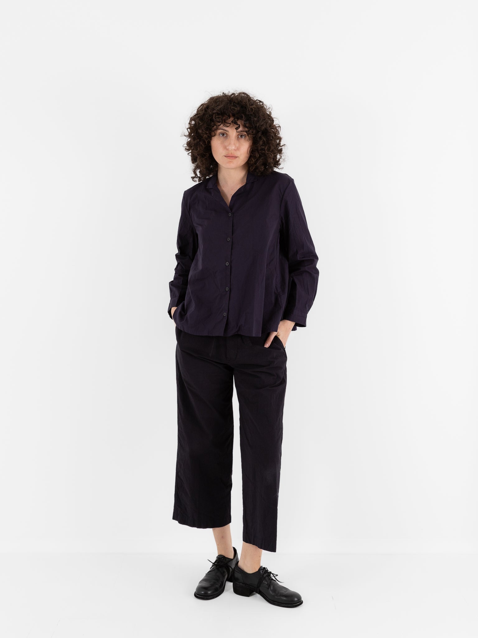 Bergfabel Jenny Shirt in Acai - BERGFABEL at Worthwhile - shop TOP
