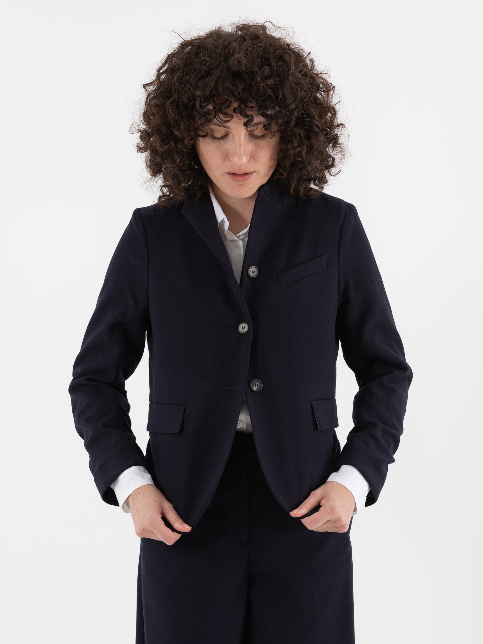 Bergfabel Tyrol Jacket in Navy - BERGFABEL at Worthwhile - shop JACKET