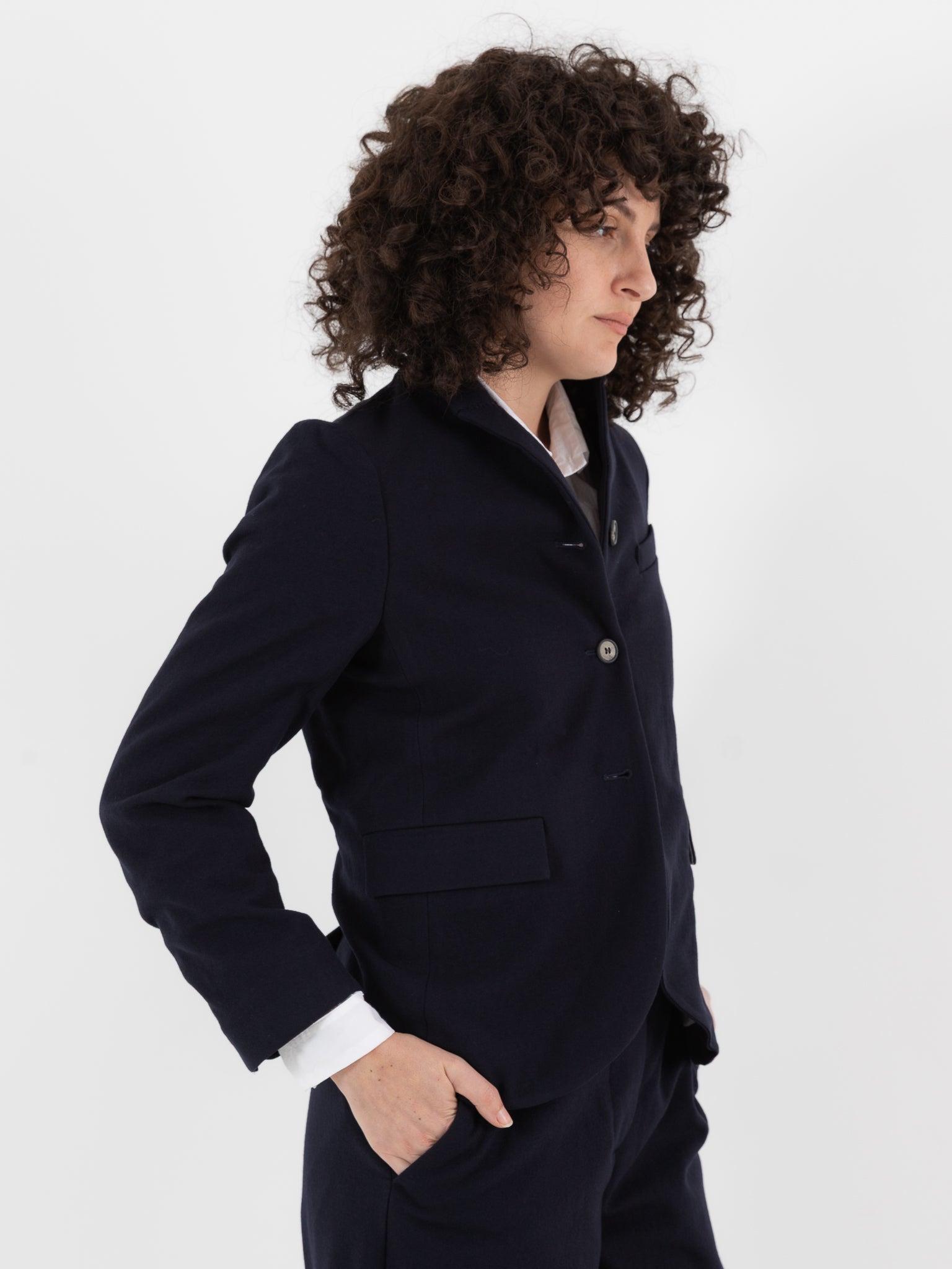 Bergfabel Tyrol Jacket in Navy - BERGFABEL at Worthwhile - shop JACKET