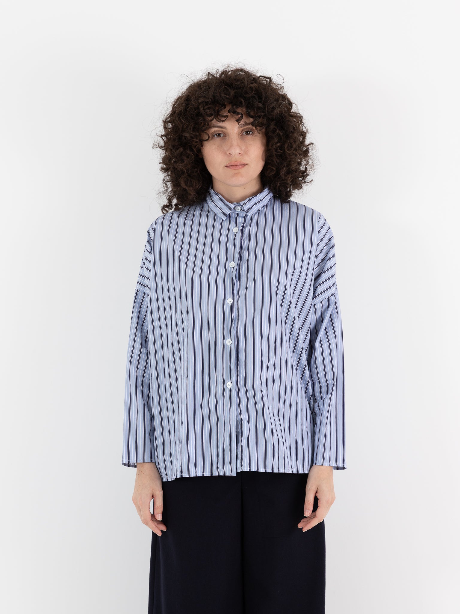 Bergfabel Tina Shirt in Multi Stripe - BERGFABEL at Worthwhile - shop TOP