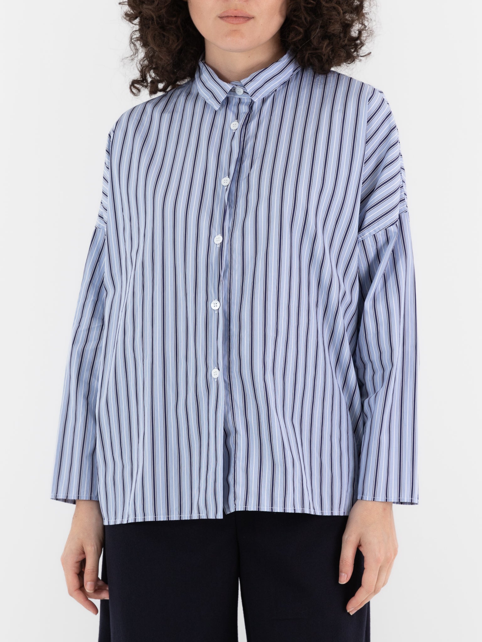 Bergfabel Tina Shirt in Multi Stripe - BERGFABEL at Worthwhile - shop TOP