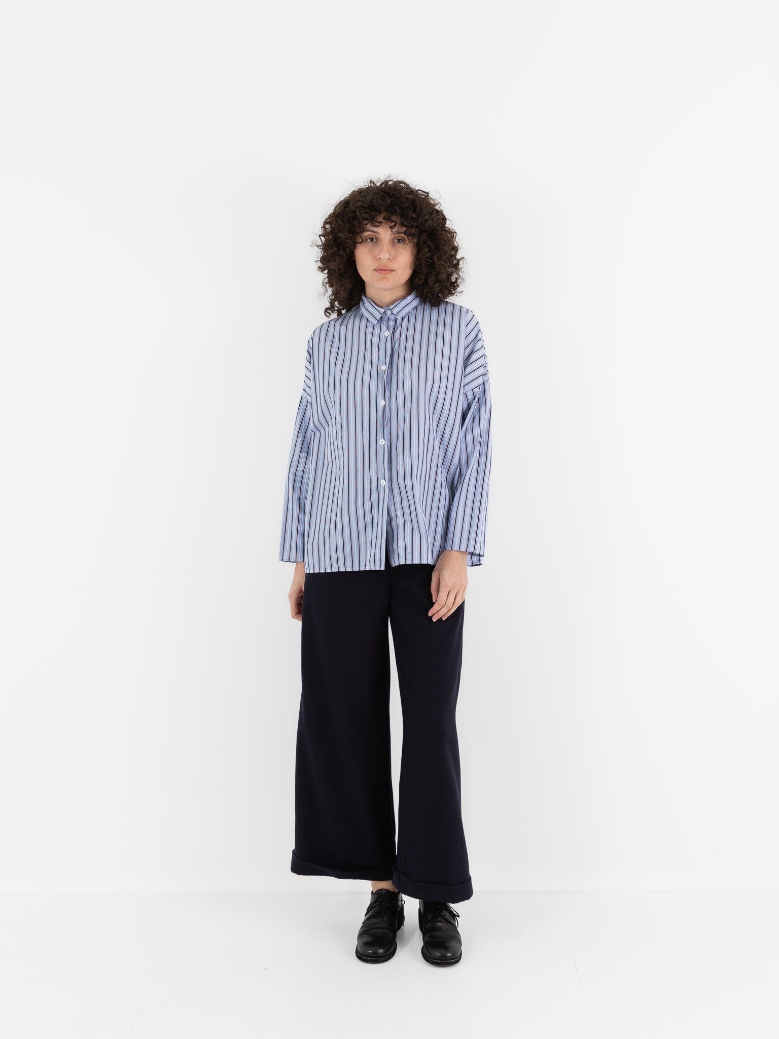 Bergfabel Tina Shirt in Multi Stripe - BERGFABEL at Worthwhile - shop TOP