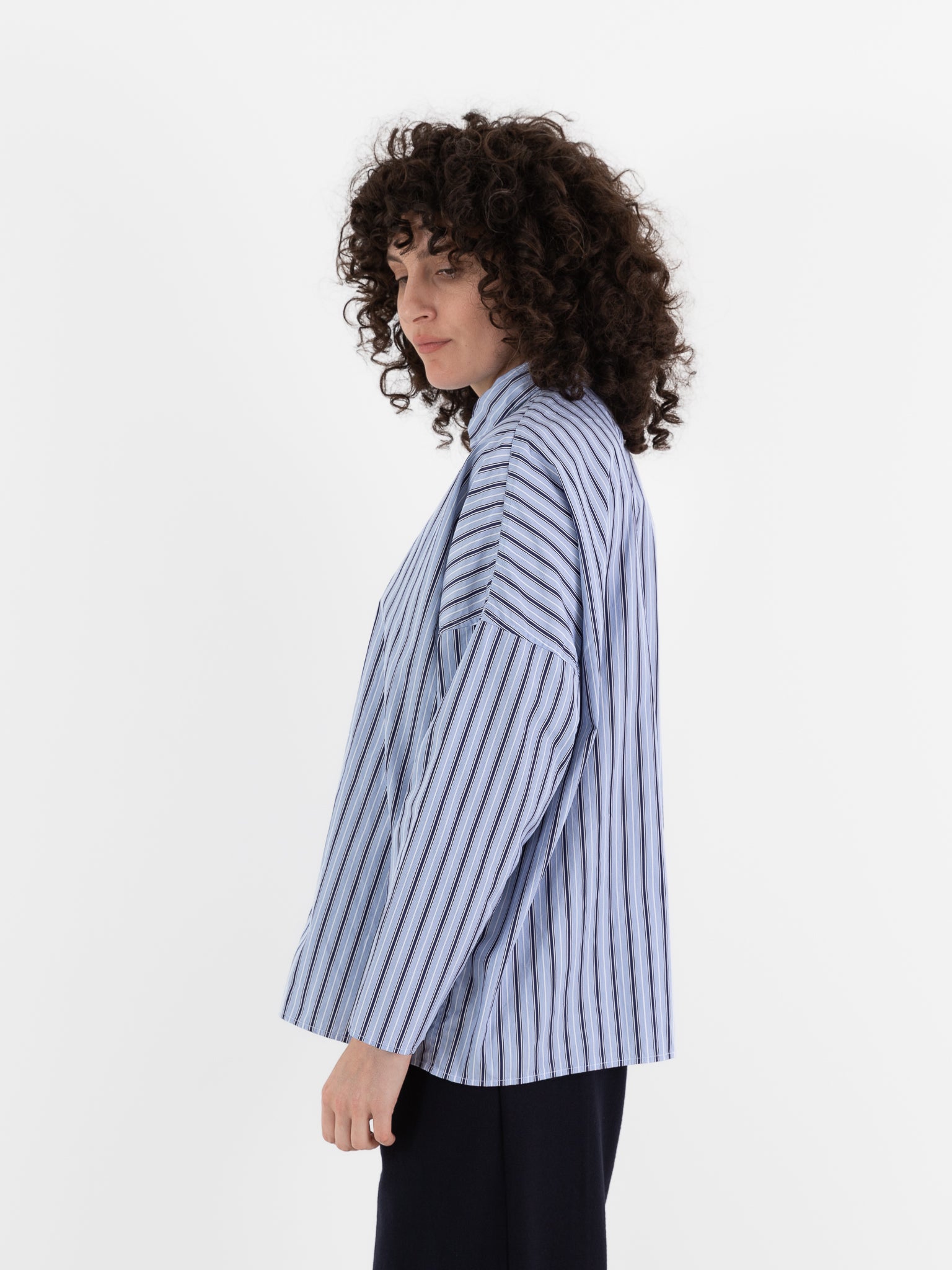 Bergfabel Tina Shirt in Multi Stripe - BERGFABEL at Worthwhile - shop TOP