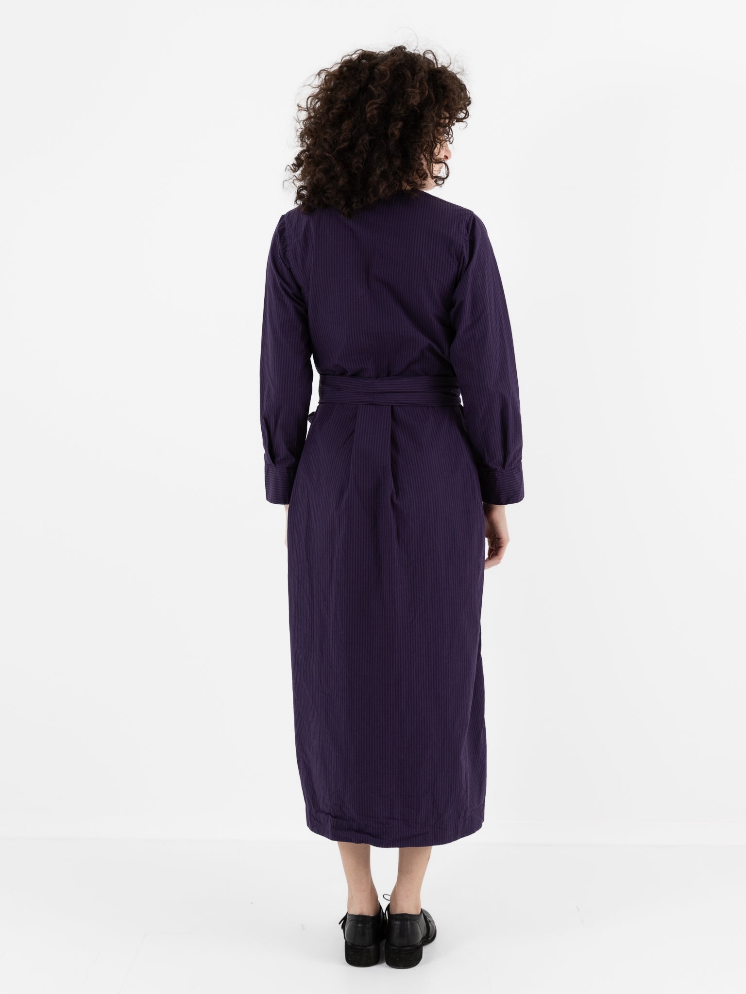 Bergfabel Steffy Dress in Grape Stripe - BERGFABEL at Worthwhile - shop DRESS