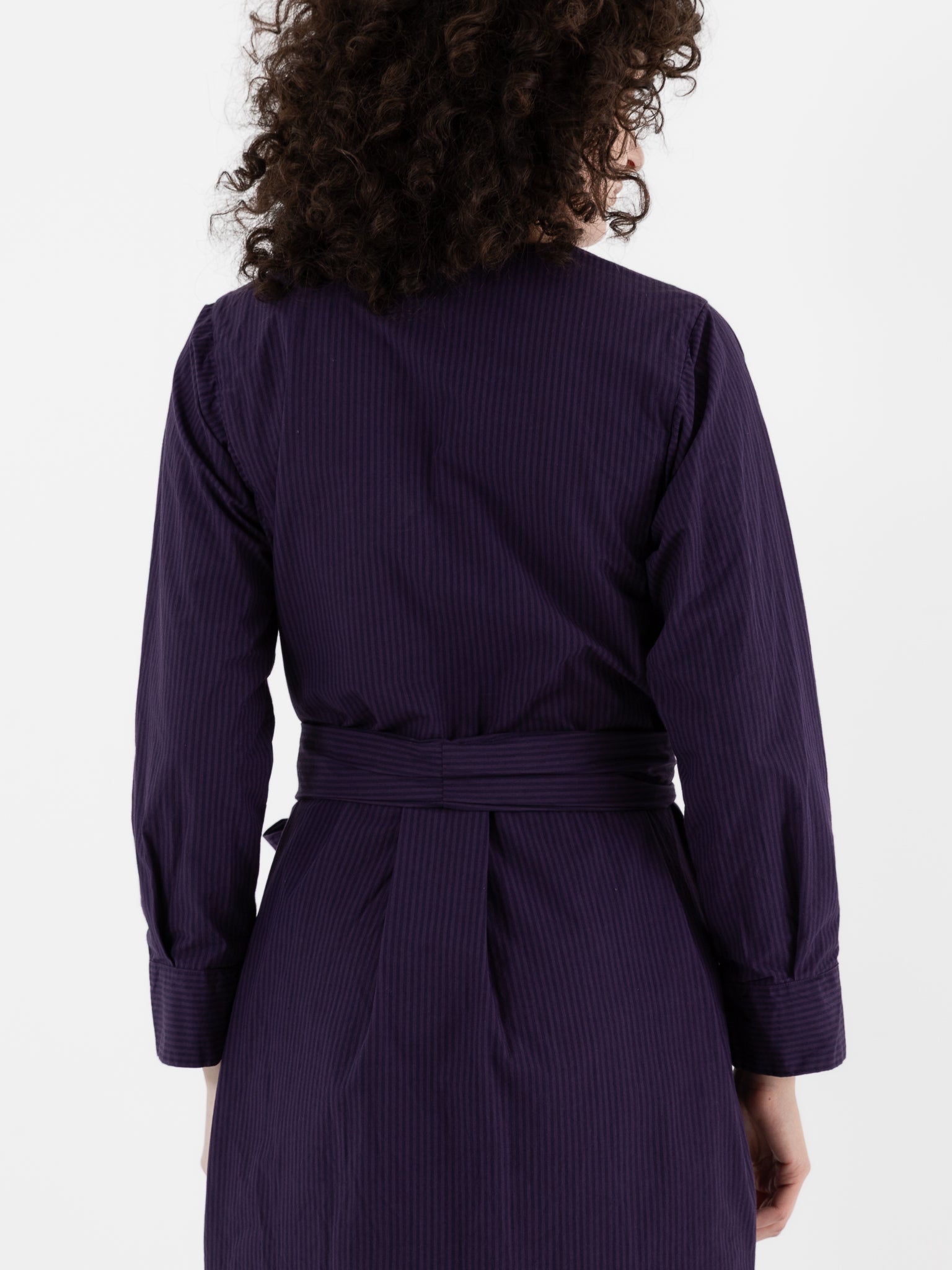 Bergfabel Steffy Dress in Grape Stripe - BERGFABEL at Worthwhile - shop DRESS