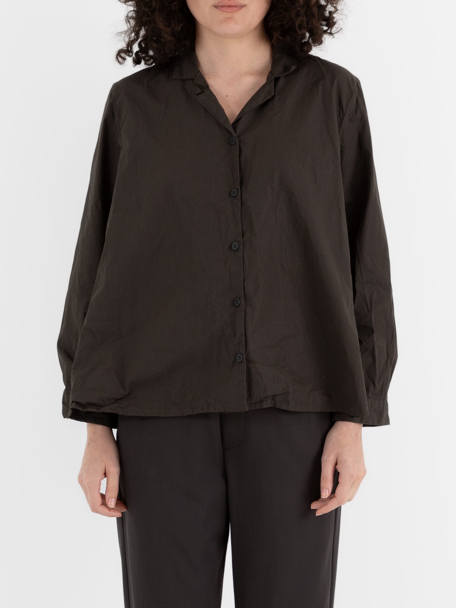 Bergfabel Jenny Shirt in Moss - BERGFABEL at Worthwhile - shop TOP