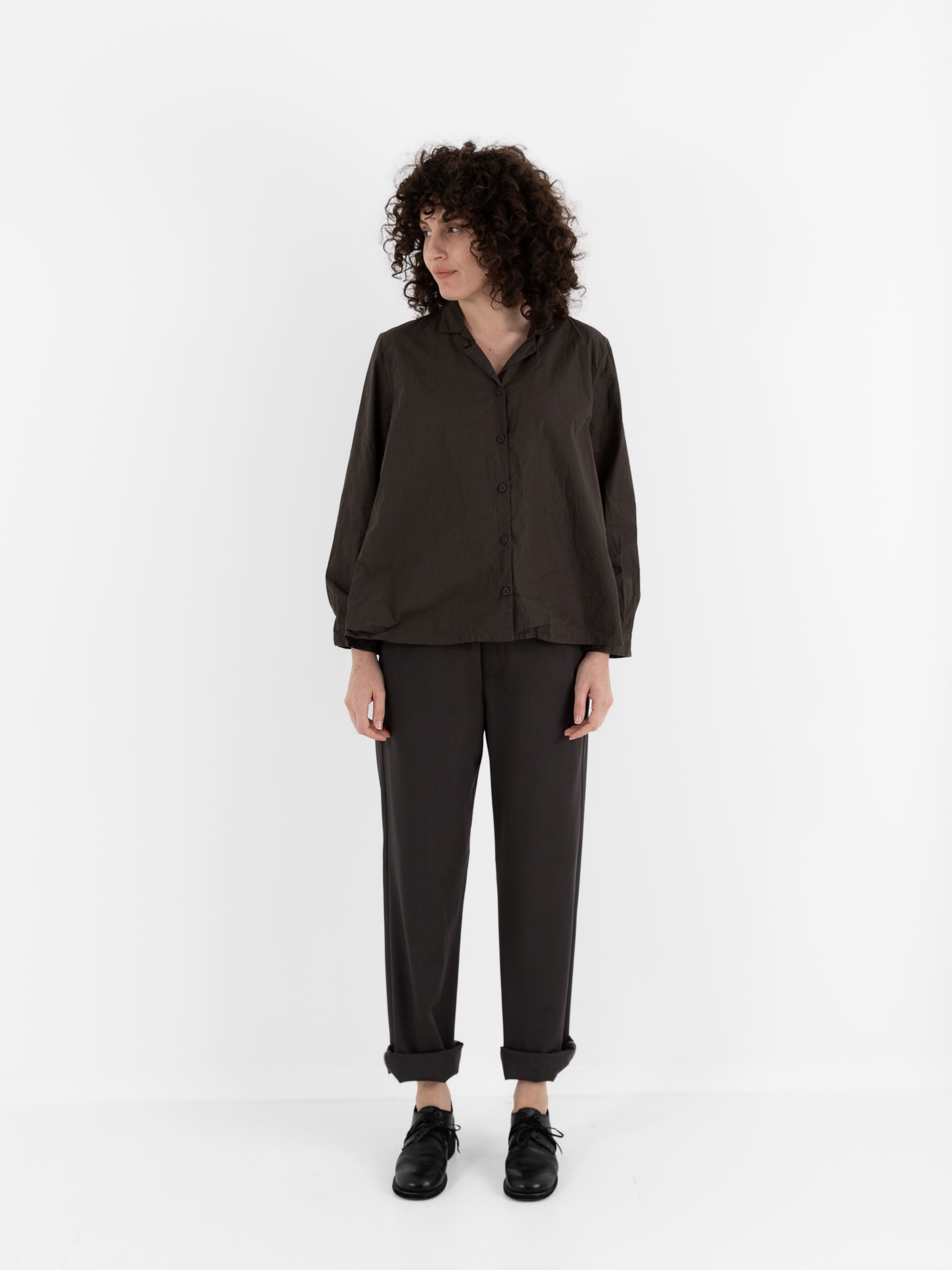 Bergfabel Jenny Shirt in Moss - BERGFABEL at Worthwhile - shop TOP