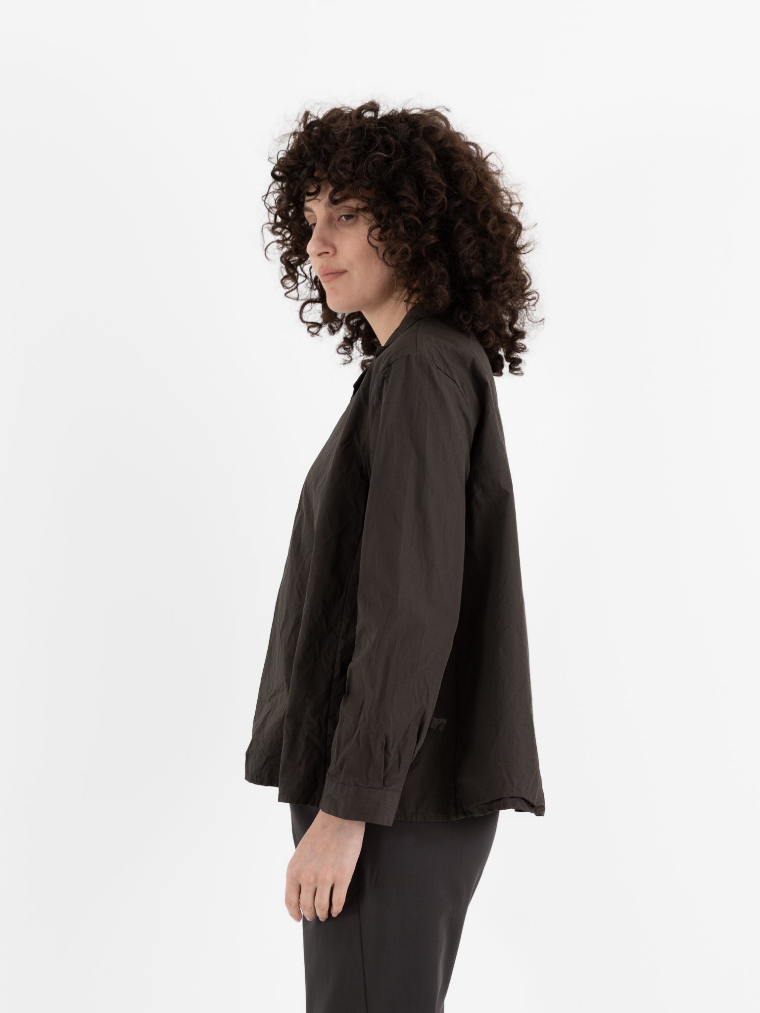 Bergfabel Jenny Shirt in Moss - BERGFABEL at Worthwhile - shop TOP
