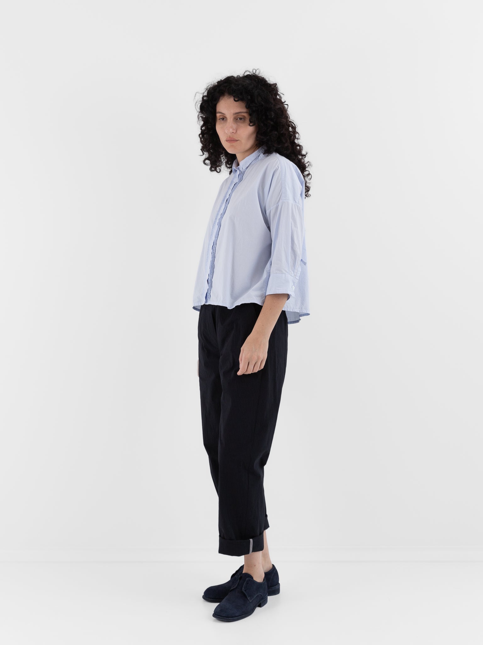 Bergfabel Claudia Shirt in Azur - BERGFABEL at Worthwhile - shop TOP