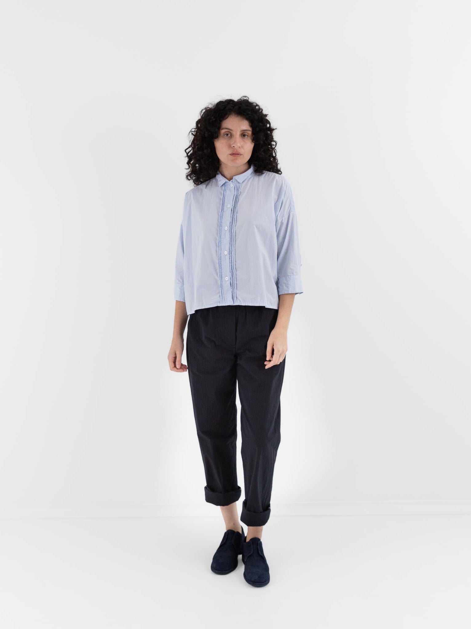 Bergfabel Claudia Shirt in Azur - BERGFABEL at Worthwhile - shop TOP