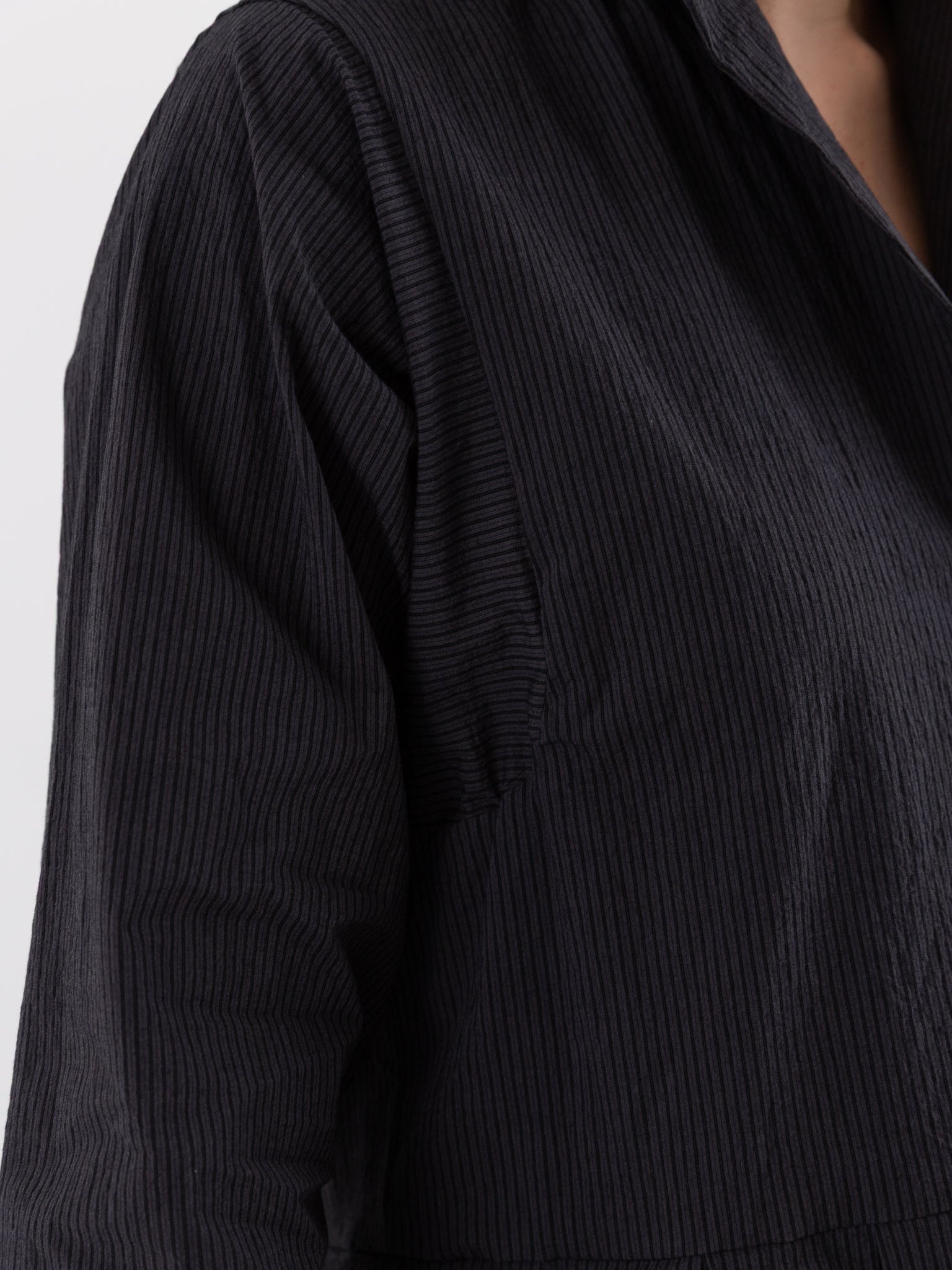 Bergfabel Mina Dress in Grey Stripe - BERGFABEL at Worthwhile - shop DRESS