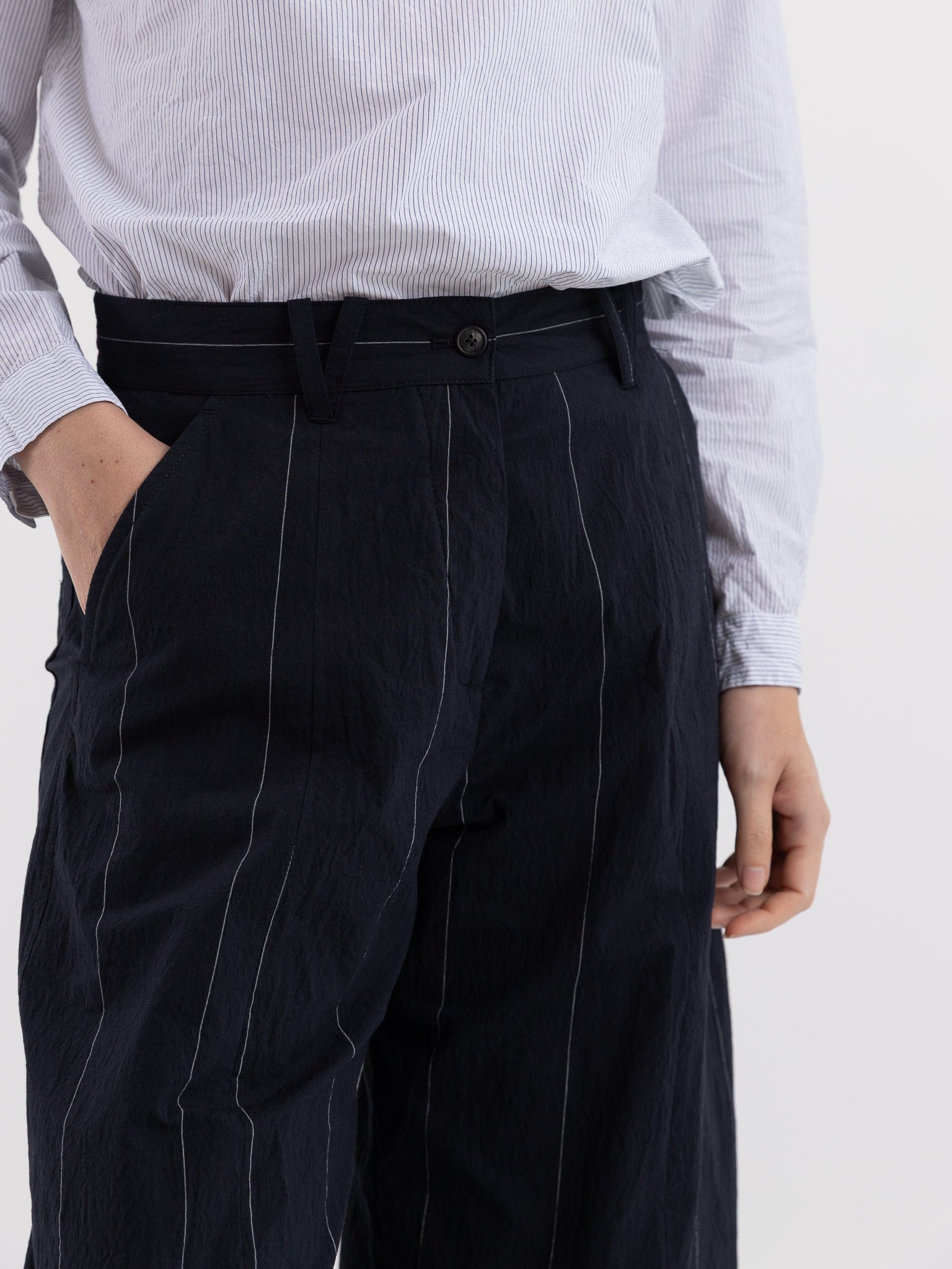 Bergfabel Sandra Pant in Navy - BERGFABEL at Worthwhile - shop PANT