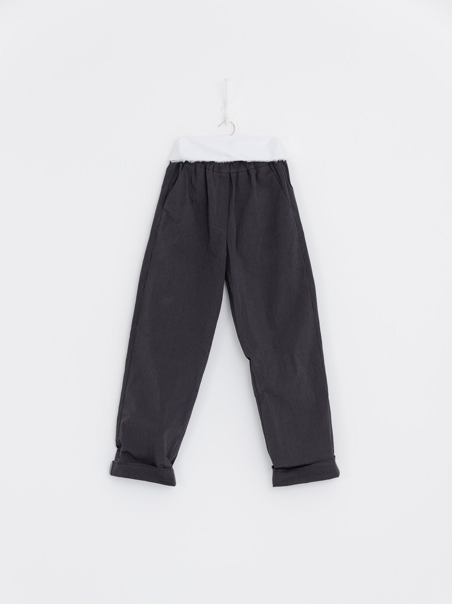 Bergfabel Silvy Pant in Grey Stripe - BERGFABEL at Worthwhile - shop PANT