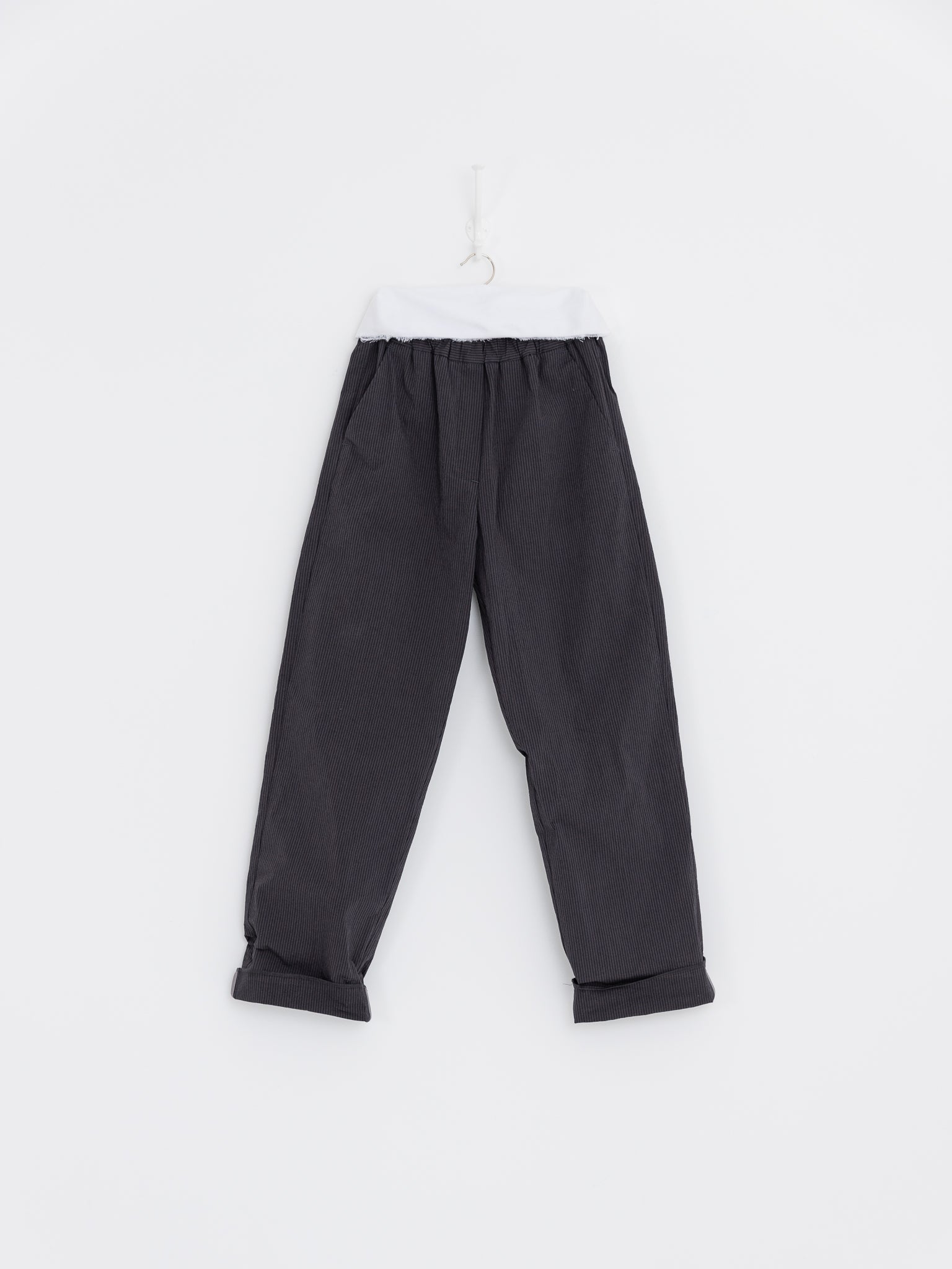 Bergfabel Silvy Pant in Grey Stripe - BERGFABEL at Worthwhile - shop PANT