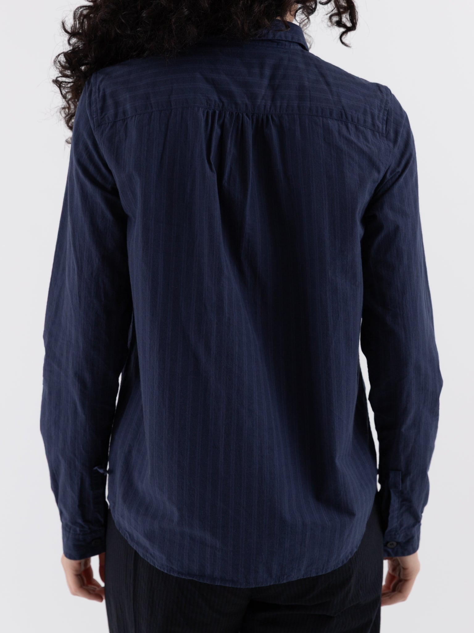 Bergfabel Tyrol Shirt in Blue Stripe - BERGFABEL at Worthwhile - shop TOP