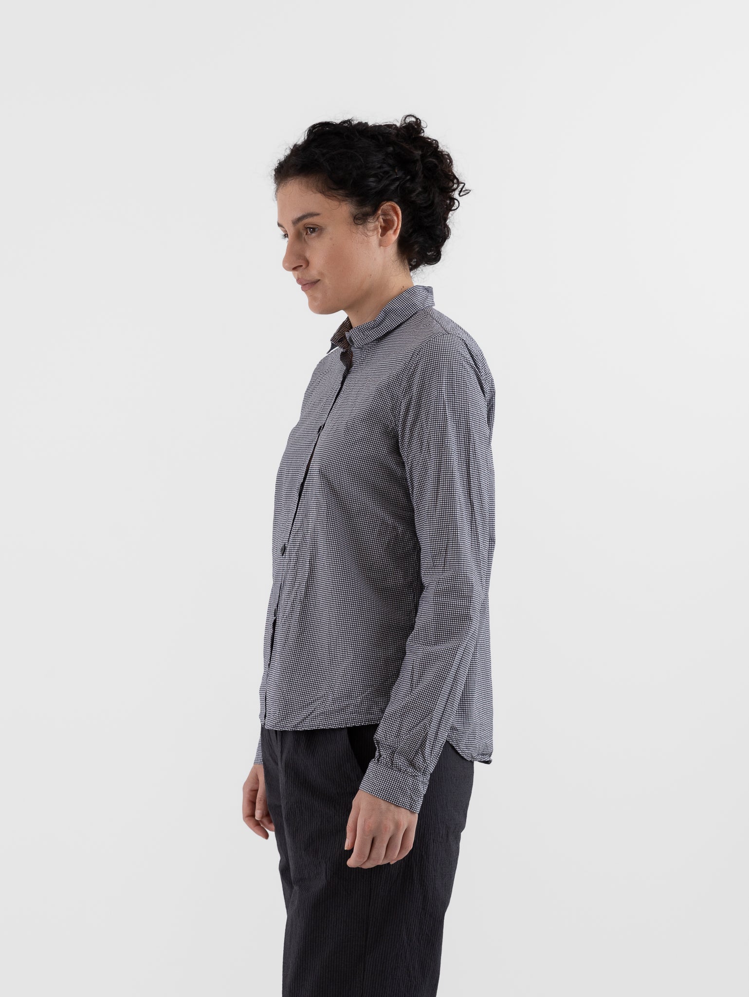 Bergfabel Tyrol Shirt in Micro Check - BERGFABEL at Worthwhile - shop TOP