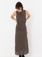 Boboutic Sleeveless Dress, Dark Taupe - Worthwhile, Inc.