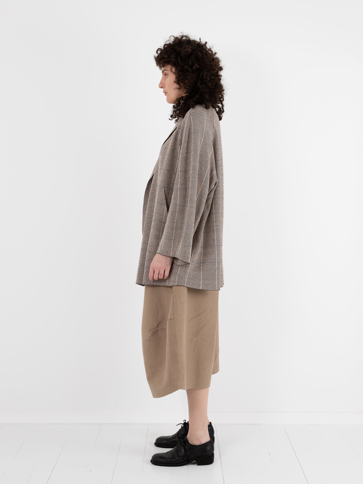 Boboutic Writing Duster Coat in Light Tweed - BOBOUTIC at Worthwhile - shop COAT