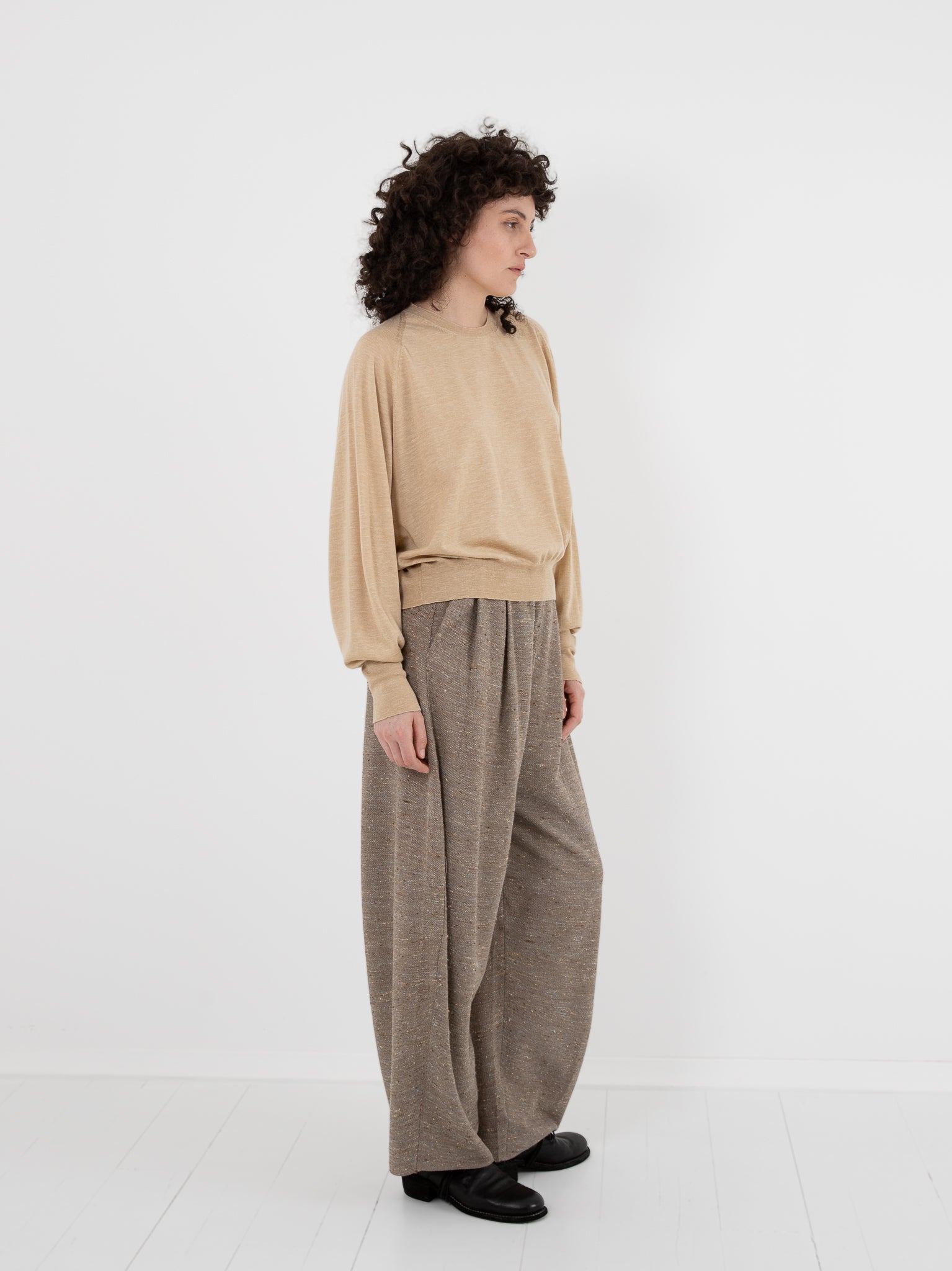 Boboutic Dressing Trousers in Taupe - BOBOUTIC at Worthwhile - shop PANT