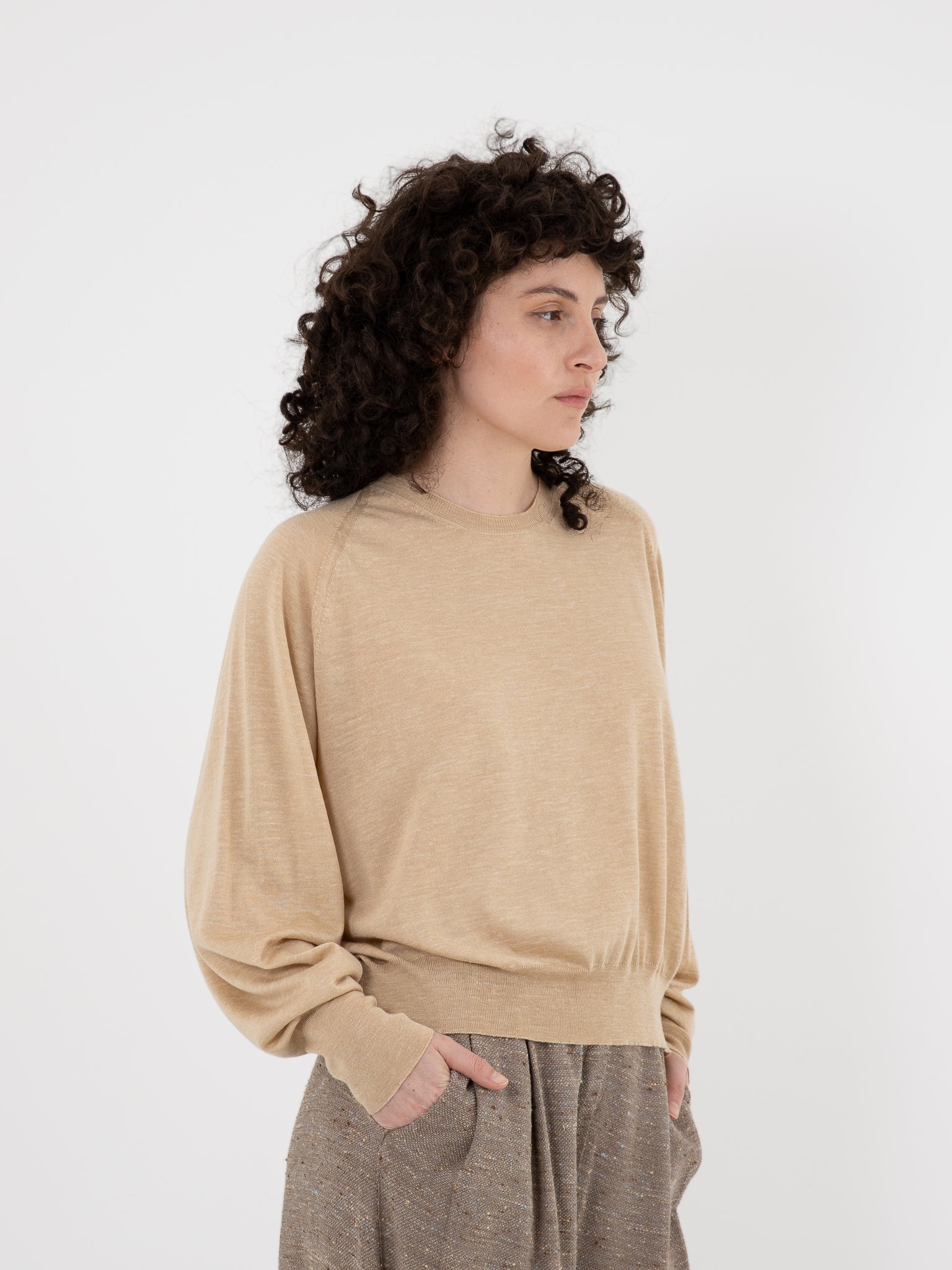 Boboutic Zooning/Zooming Sweater in Wheat - BOBOUTIC at Worthwhile - shop SWEATER