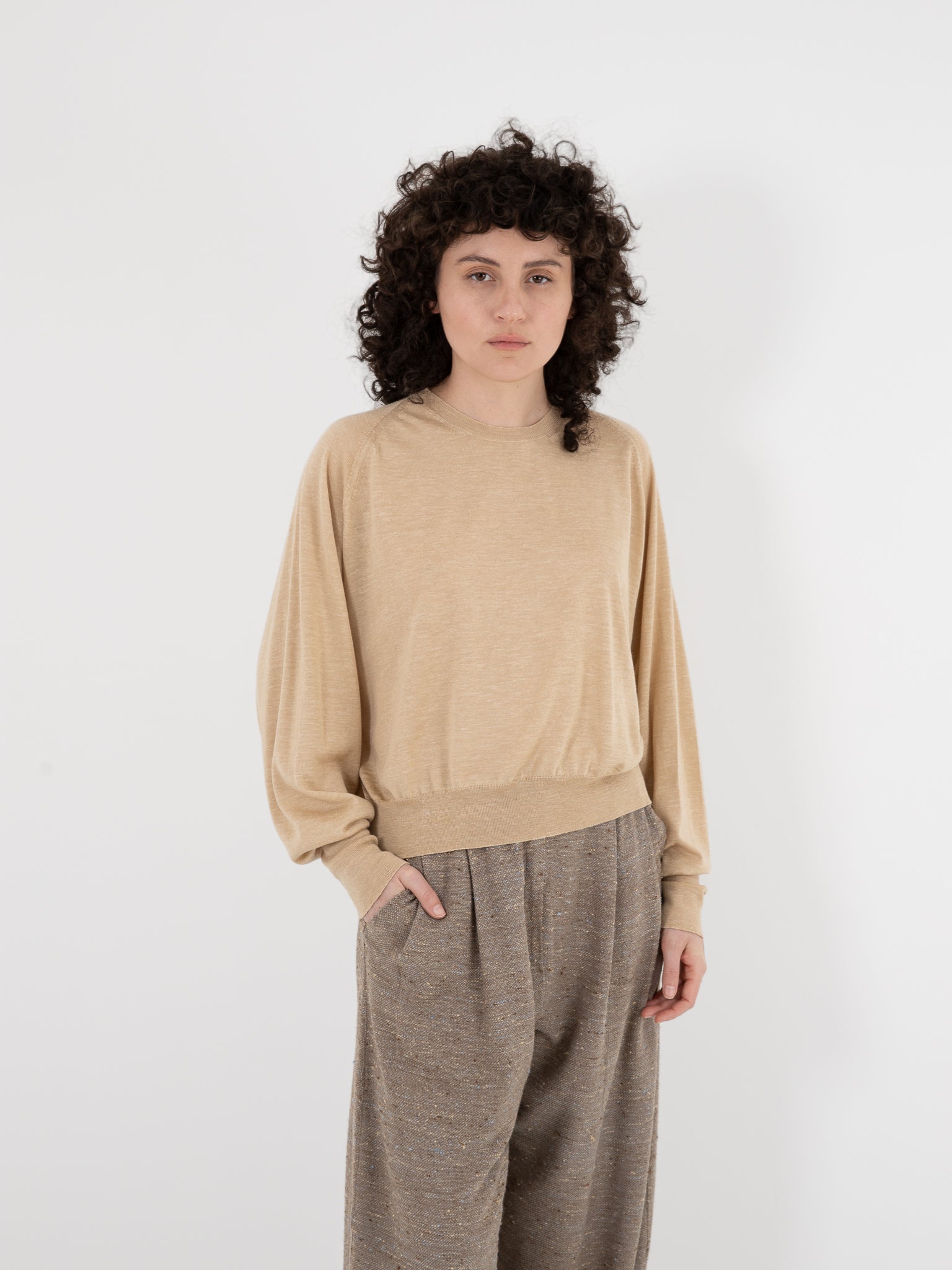 Boboutic Zooning/Zooming Sweater in Wheat - BOBOUTIC at Worthwhile - shop SWEATER