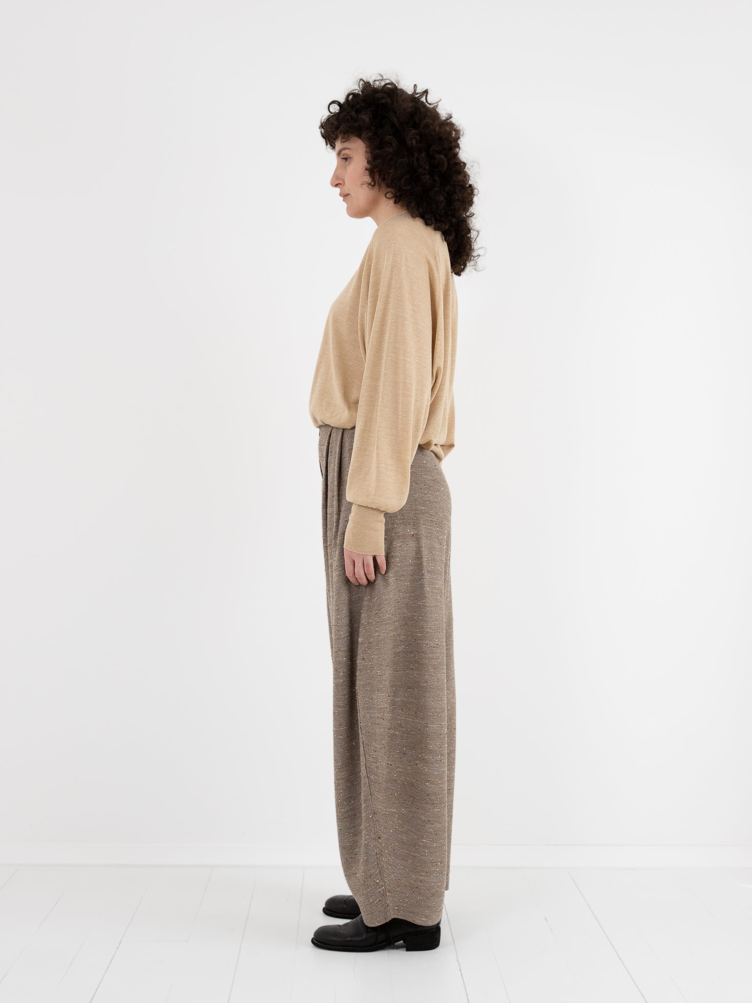 Boboutic Dressing Trousers in Taupe - BOBOUTIC at Worthwhile - shop PANT